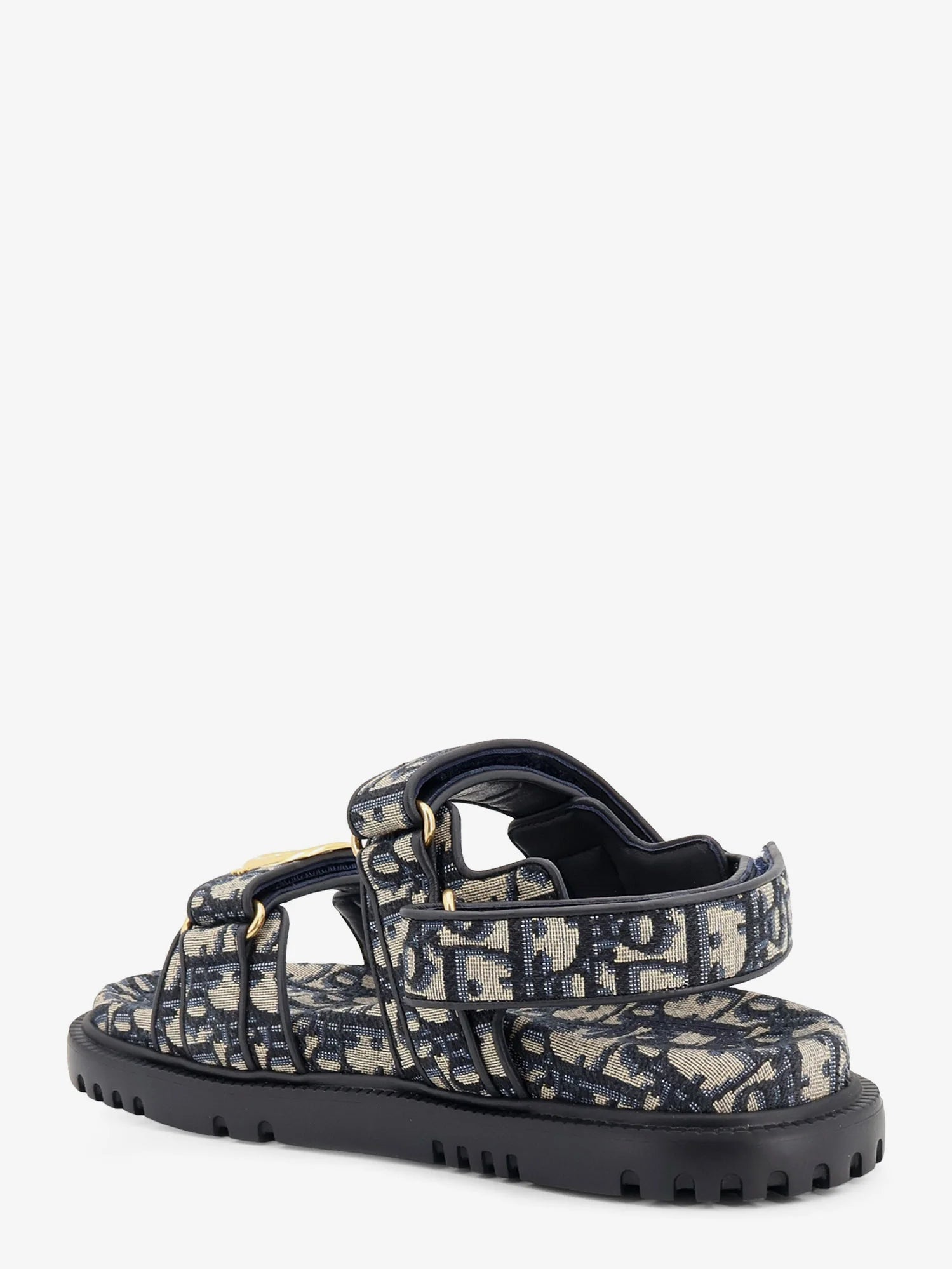 Dior Oblique jacquard fabric sandals