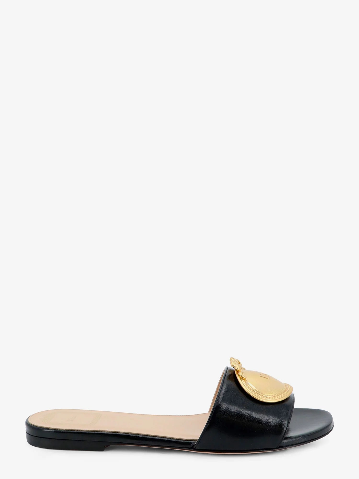 Dior Medaillon leather sandals