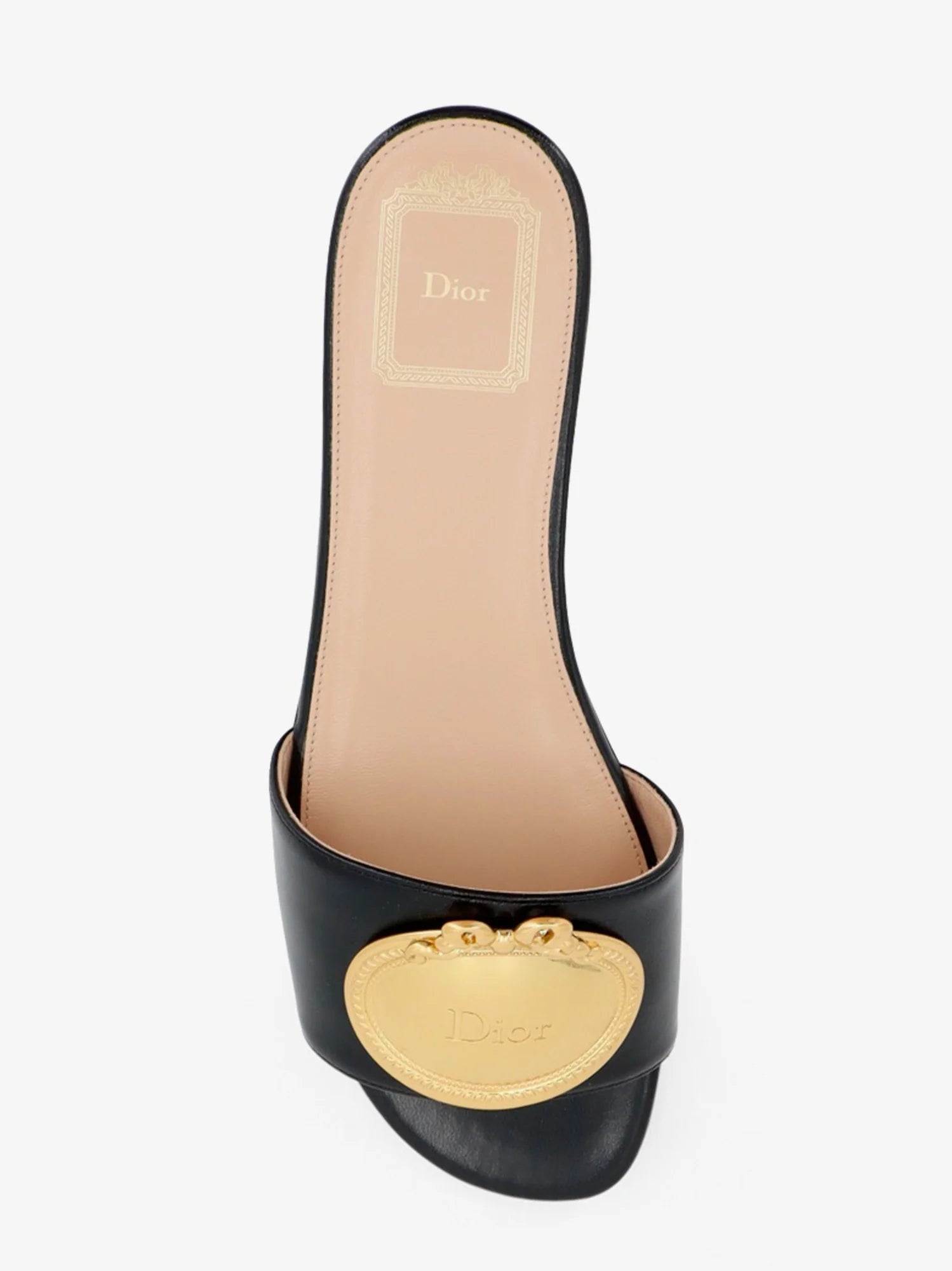 Dior Medaillon leather sandals