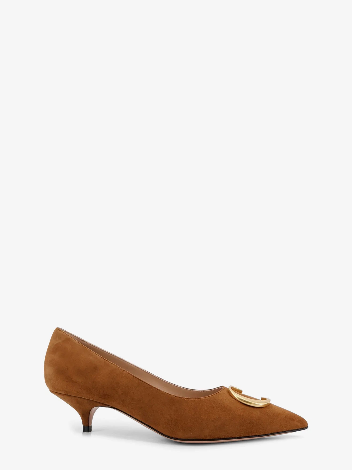 Dior Initials suede pumps with metal CD initials