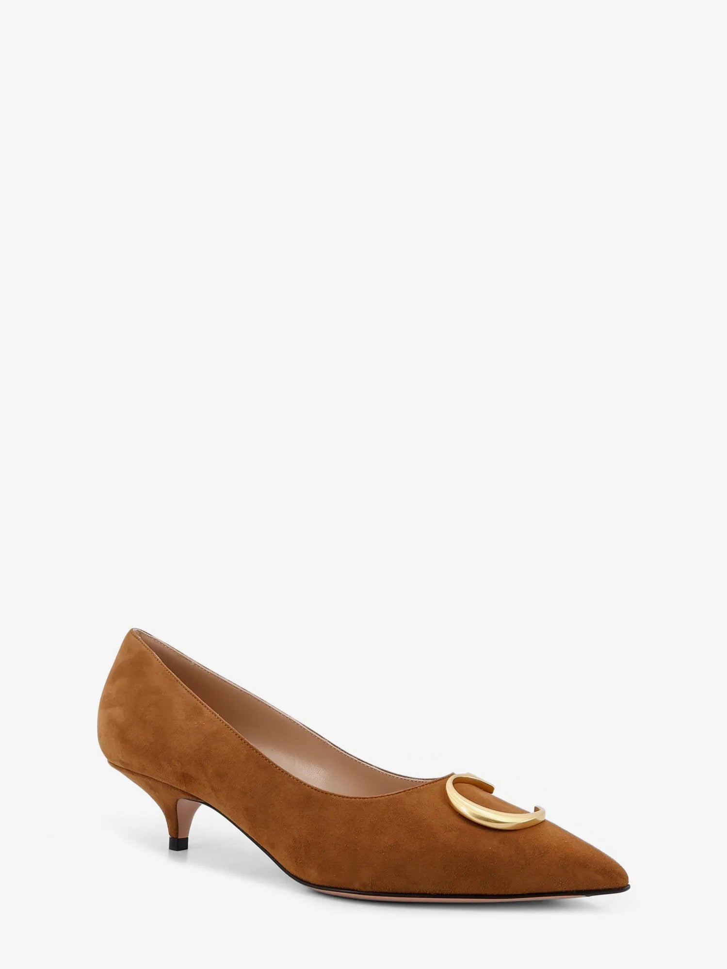 Dior Initials suede pumps with metal CD initials