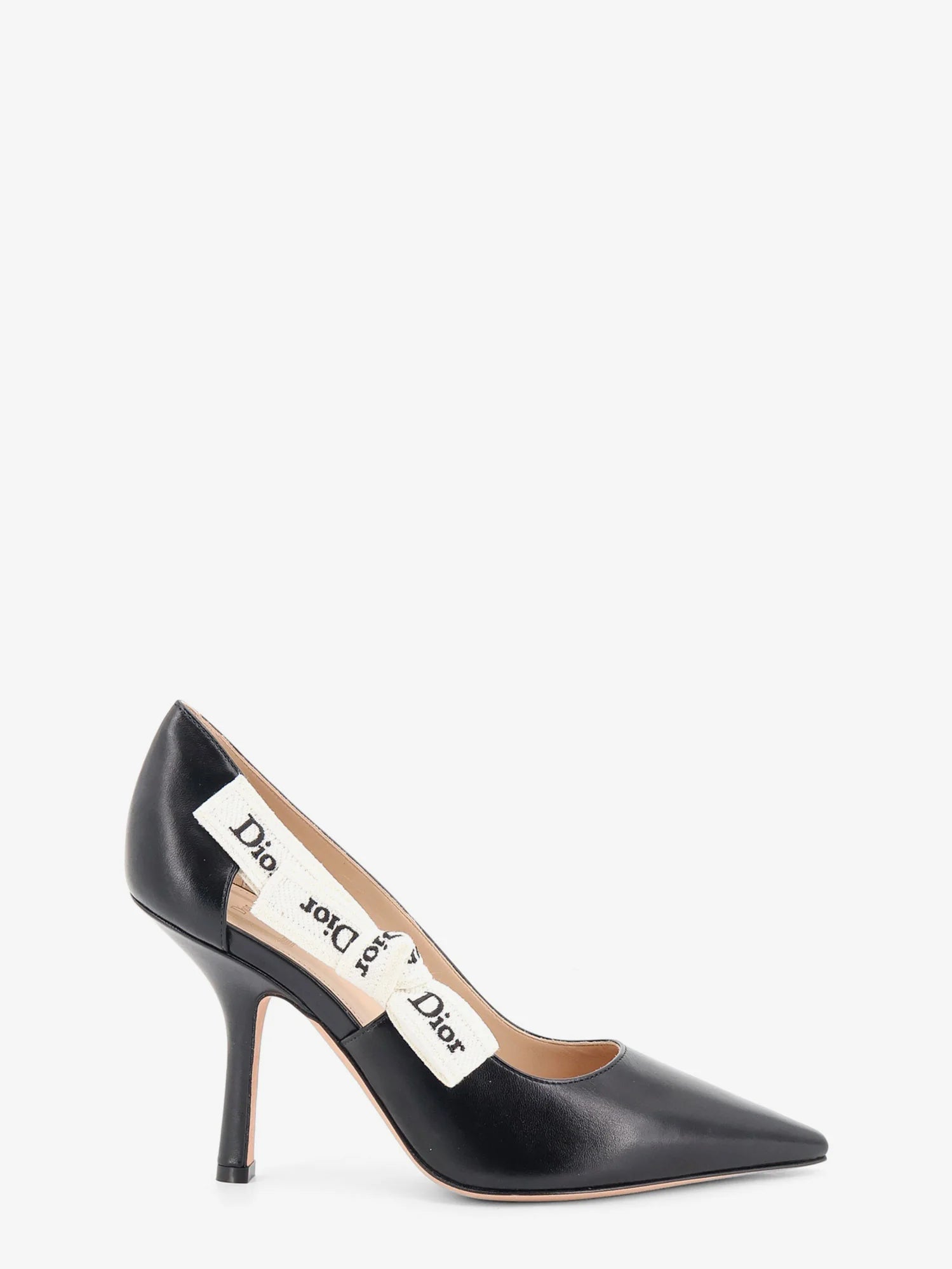 J'Adior leather pumps with logo bow detail