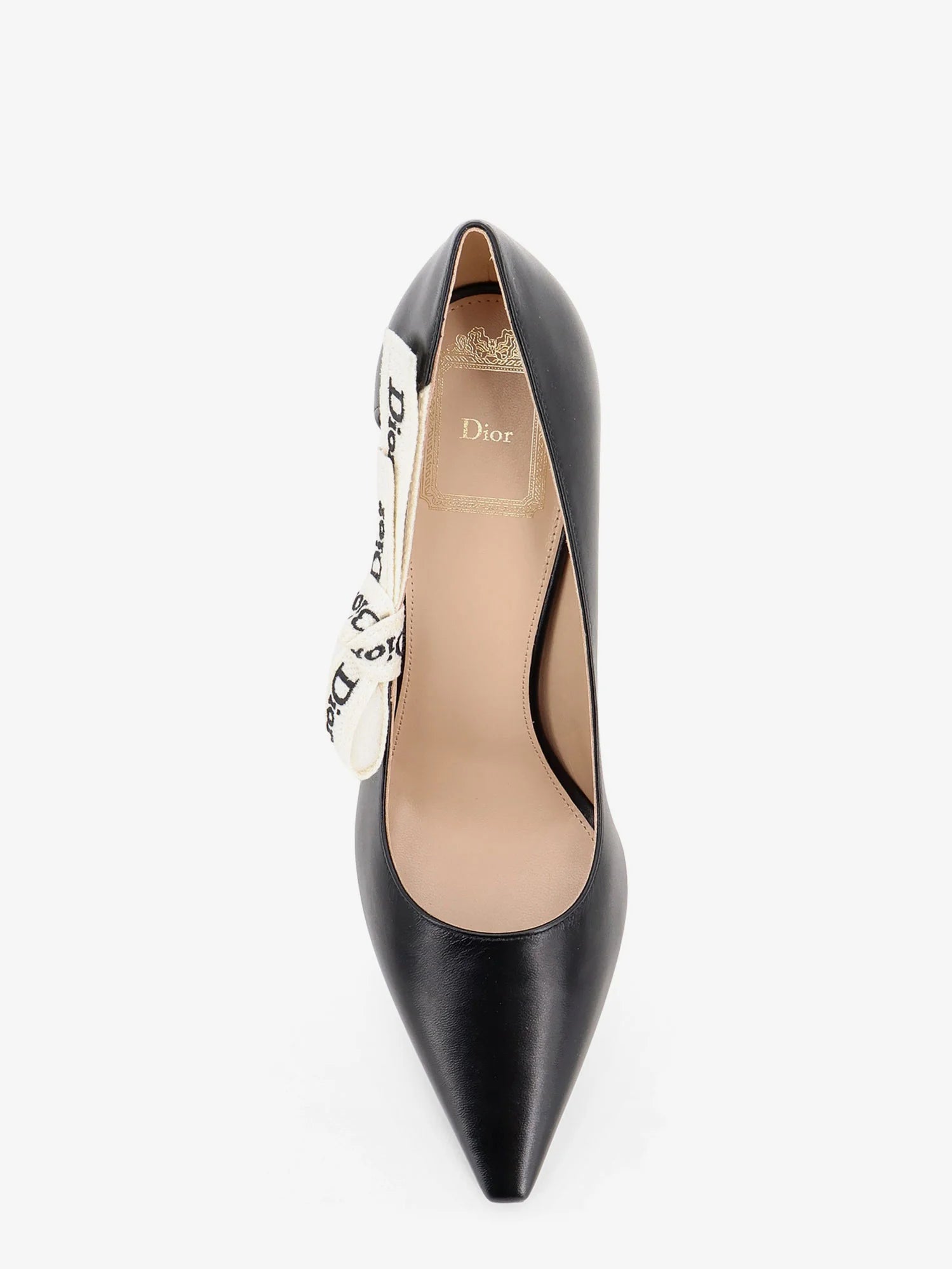 J'Adior leather pumps with logo bow detail
