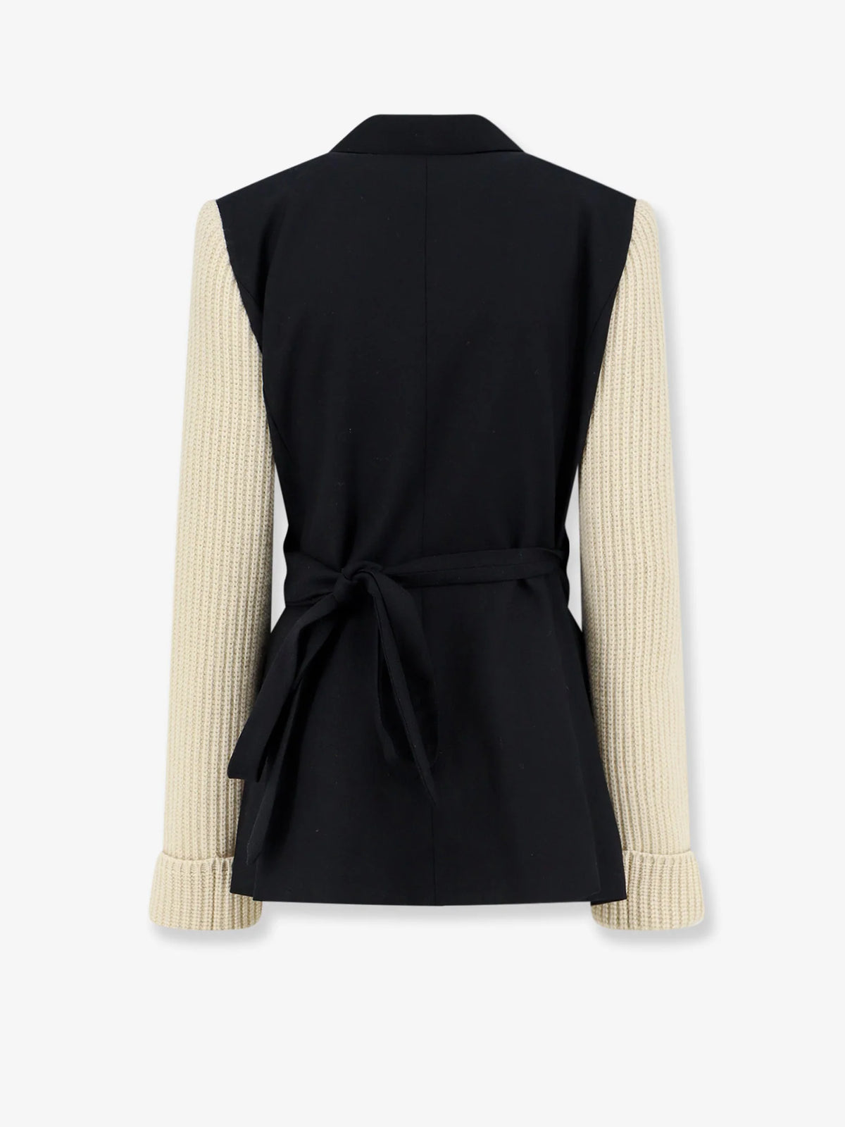 Beline Bis wool blazer with contrasting sleeves