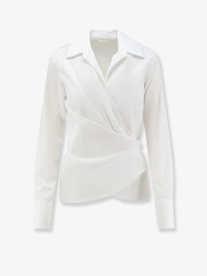 Cotton wrap shirt