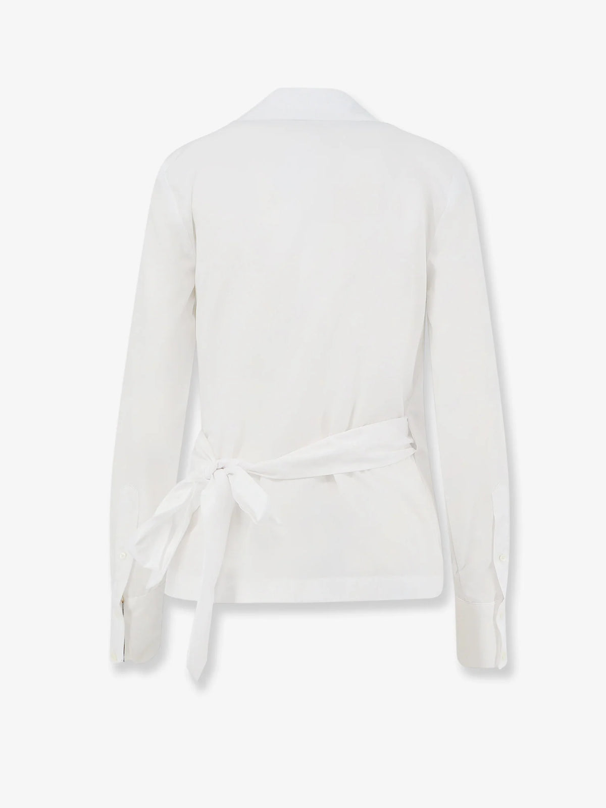 Cotton wrap shirt