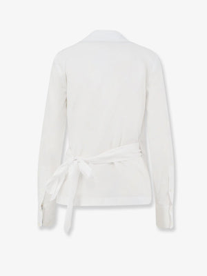 Cotton wrap shirt