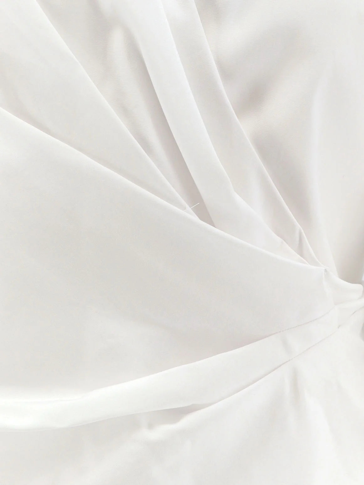 Cotton wrap shirt