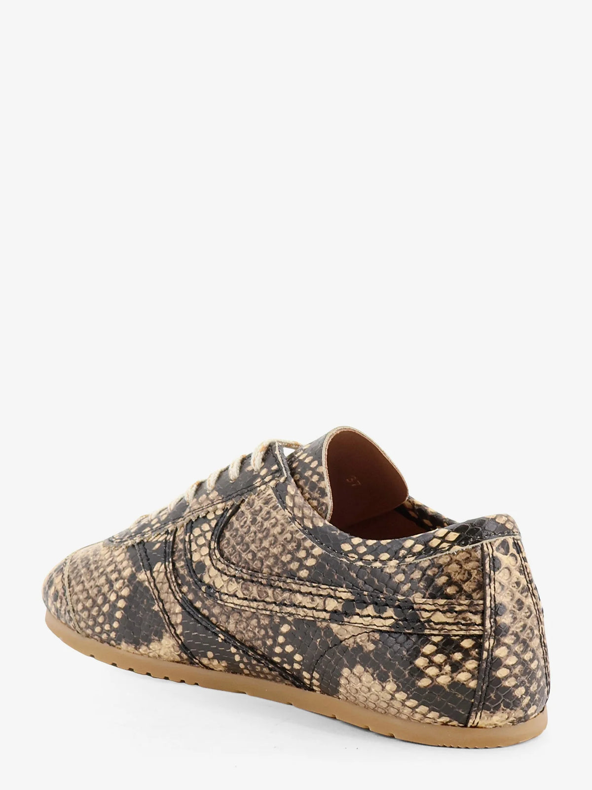 Low-Top Animal Pattern Sneakers