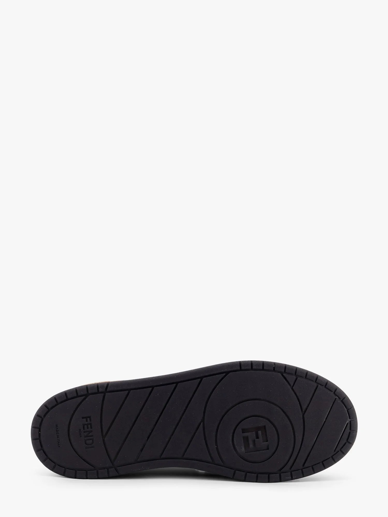 Fendi Match sneakers in FF jacquard fabric and suede