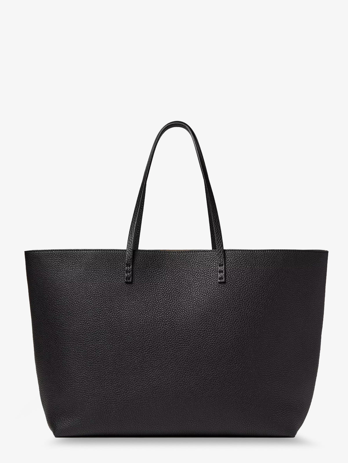 Roll Medium Leather Shopping Bag