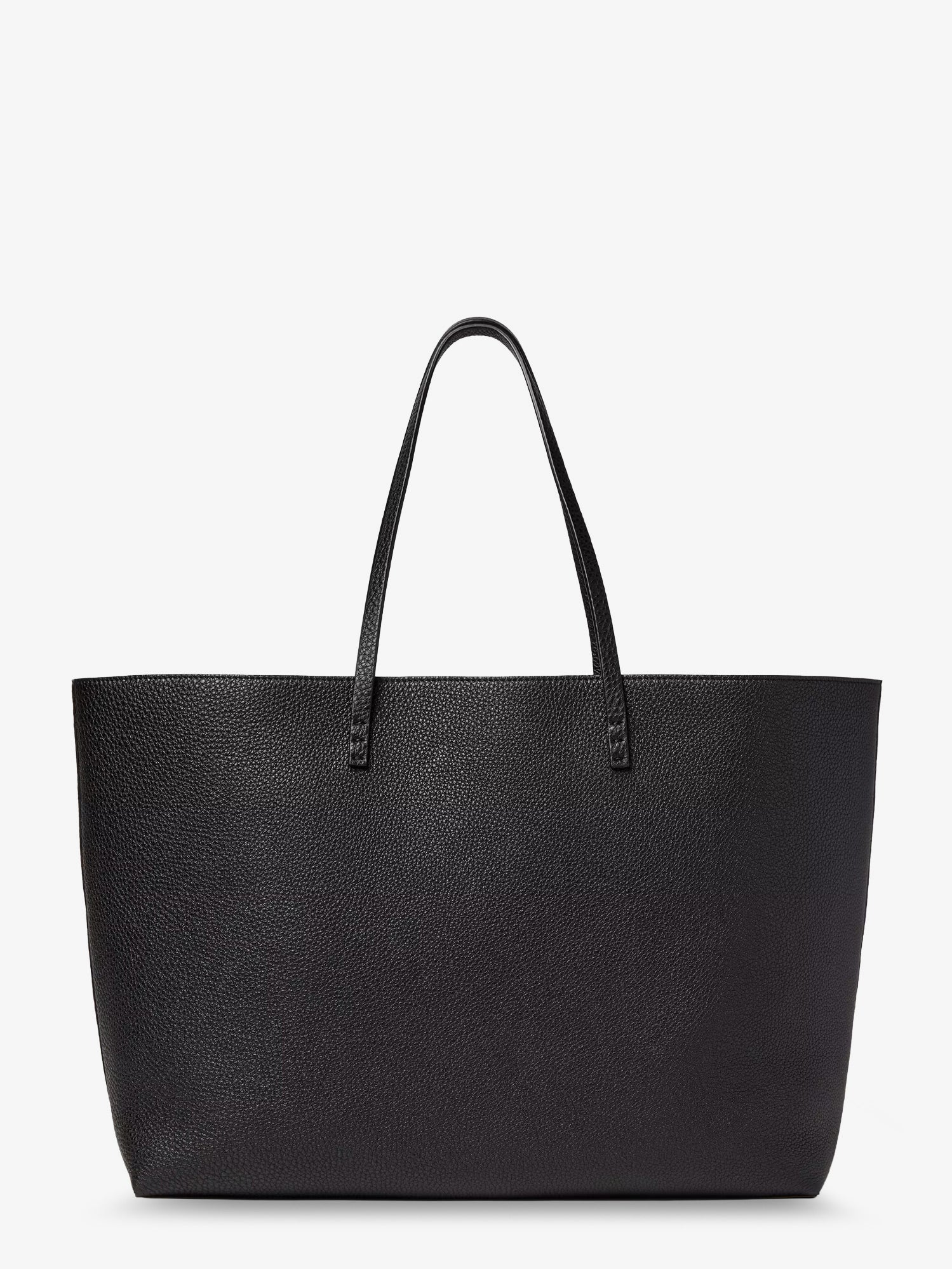 Roll Medium Leather Shopping Bag