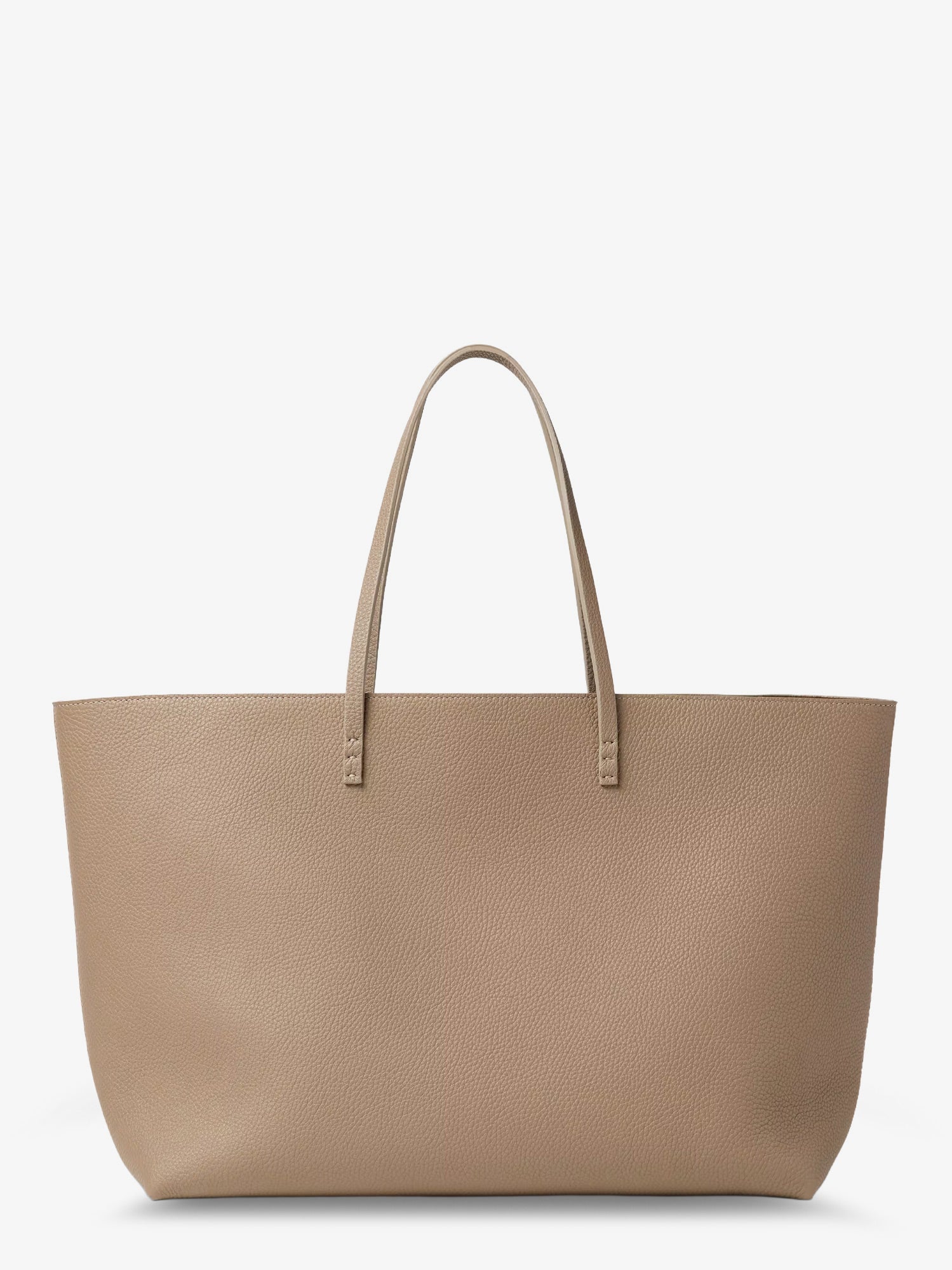 Roll Medium Leather Shopping Bag