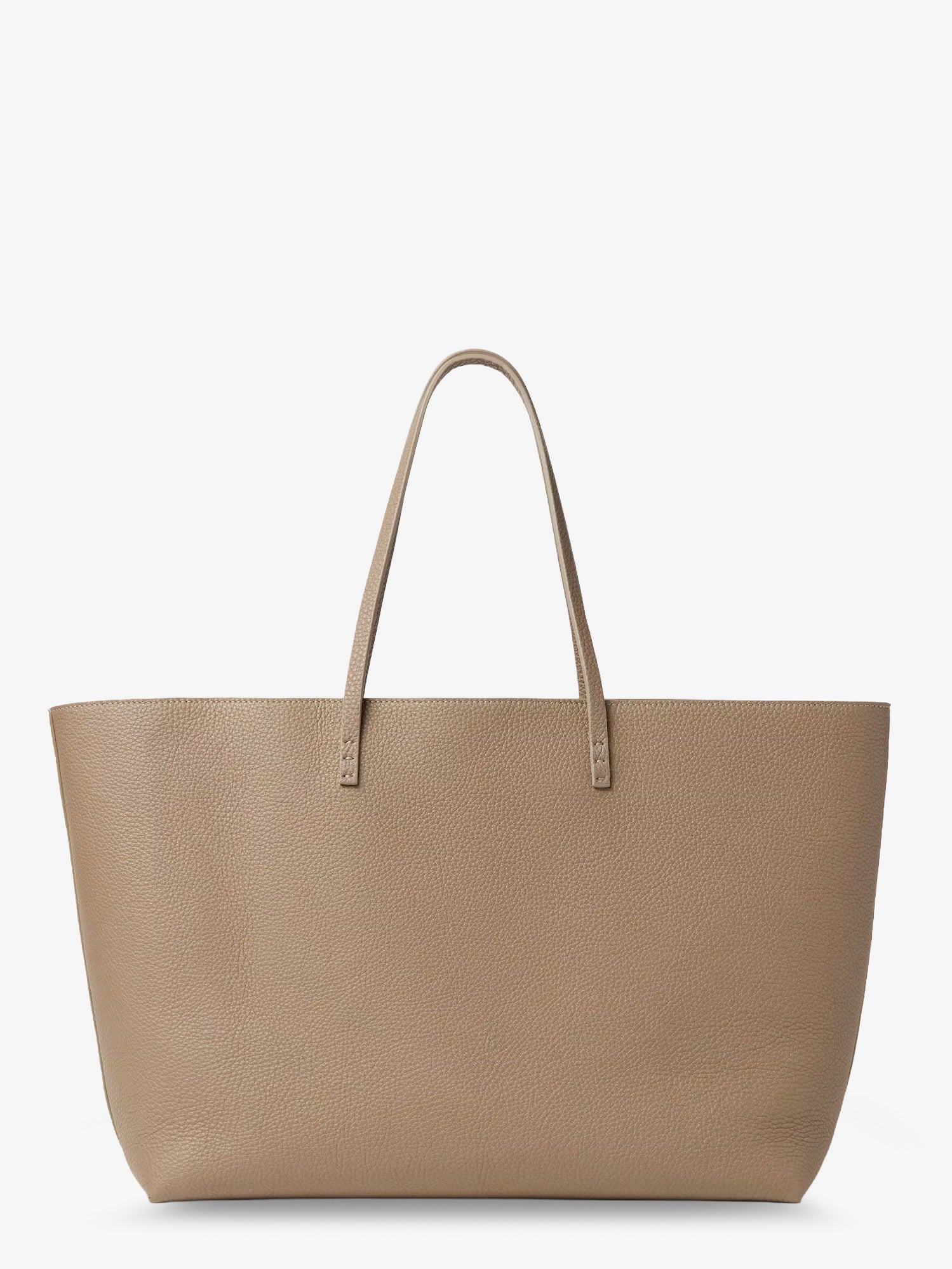 Roll Medium Leather Shopping Bag