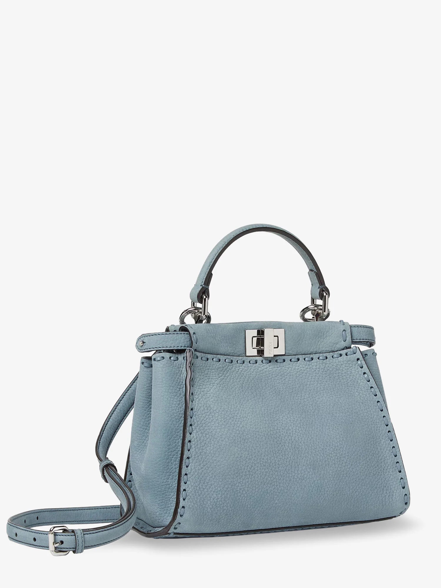 Peekaboo Mini hammered leather handbag