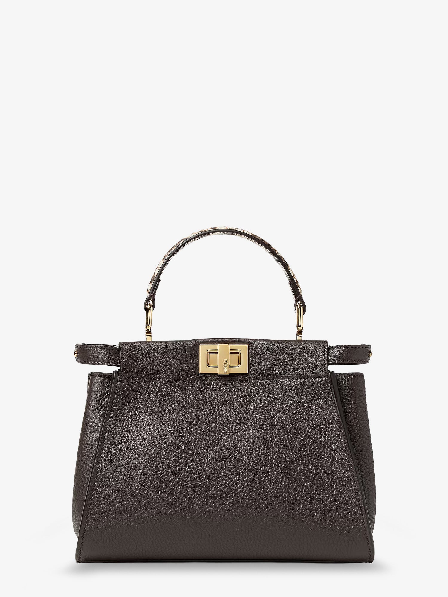 Peekaboo Mini hammered leather handbag