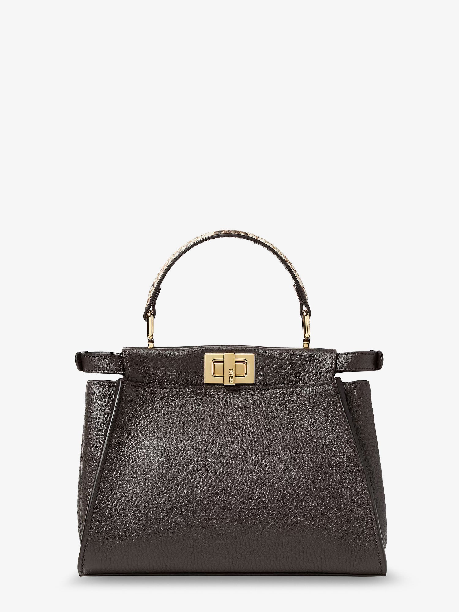 Peekaboo Mini hammered leather handbag