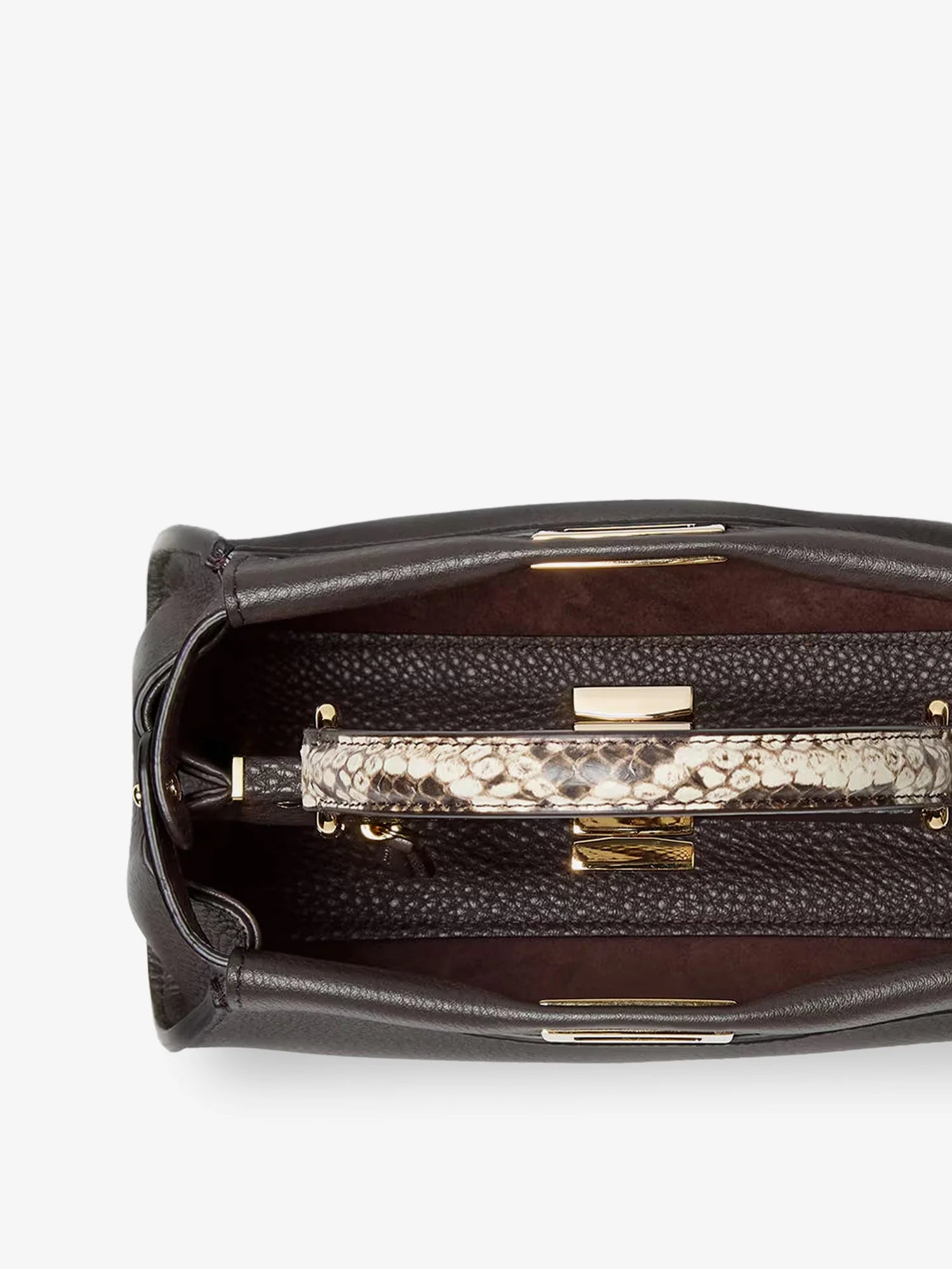 Peekaboo Mini hammered leather handbag