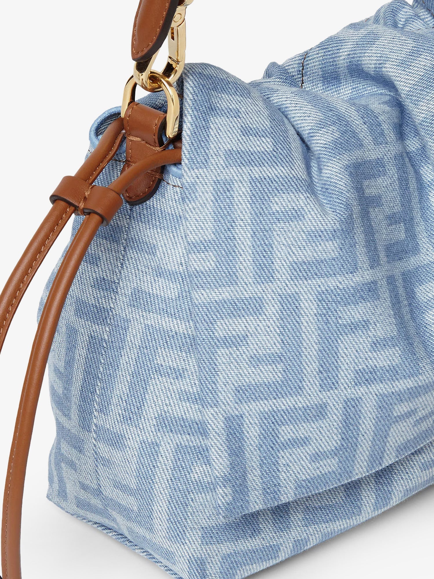 Mamma Baguette Light Denim crossbody bag