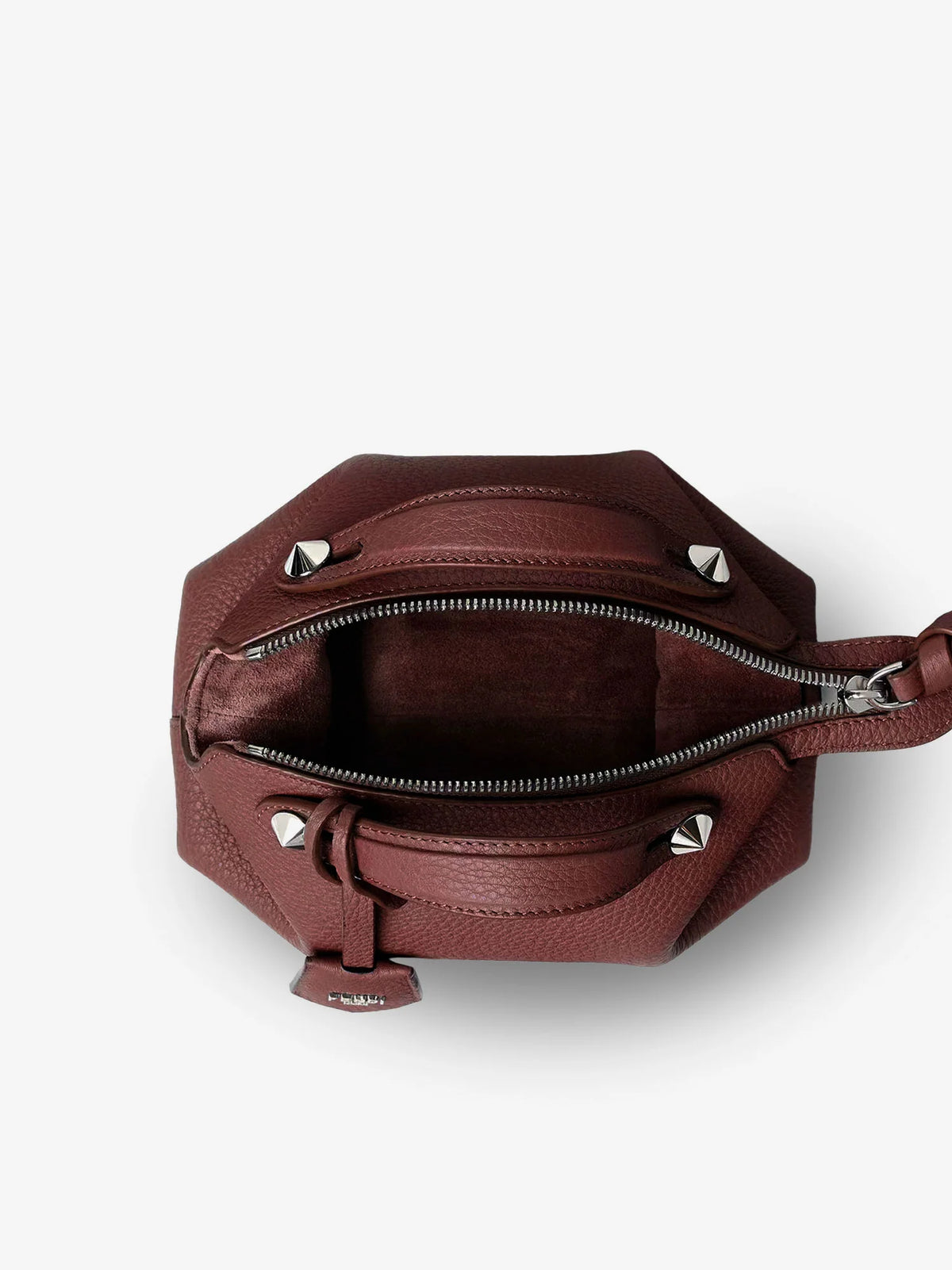 Boston leather handbag