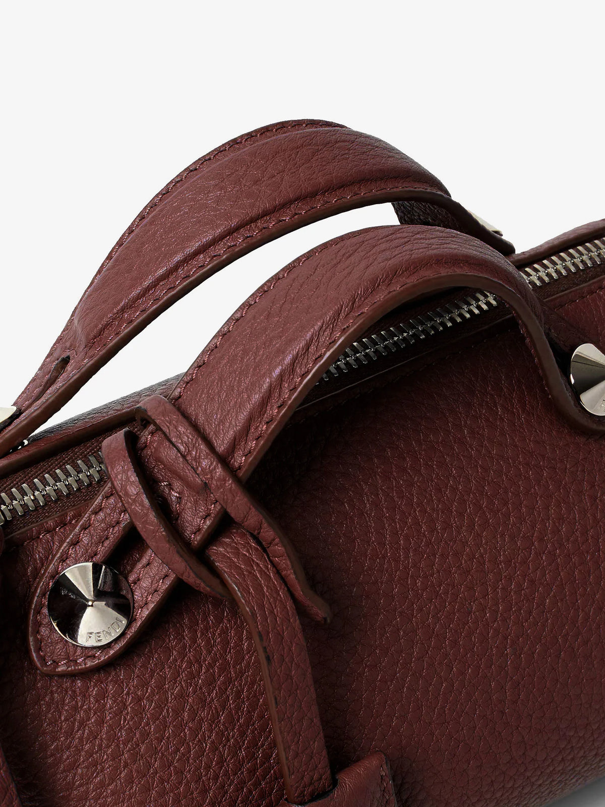 Boston leather handbag
