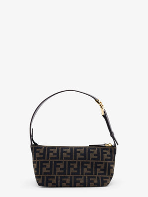 Vanity Pouch FF Jacquard Fabric Small Handbag