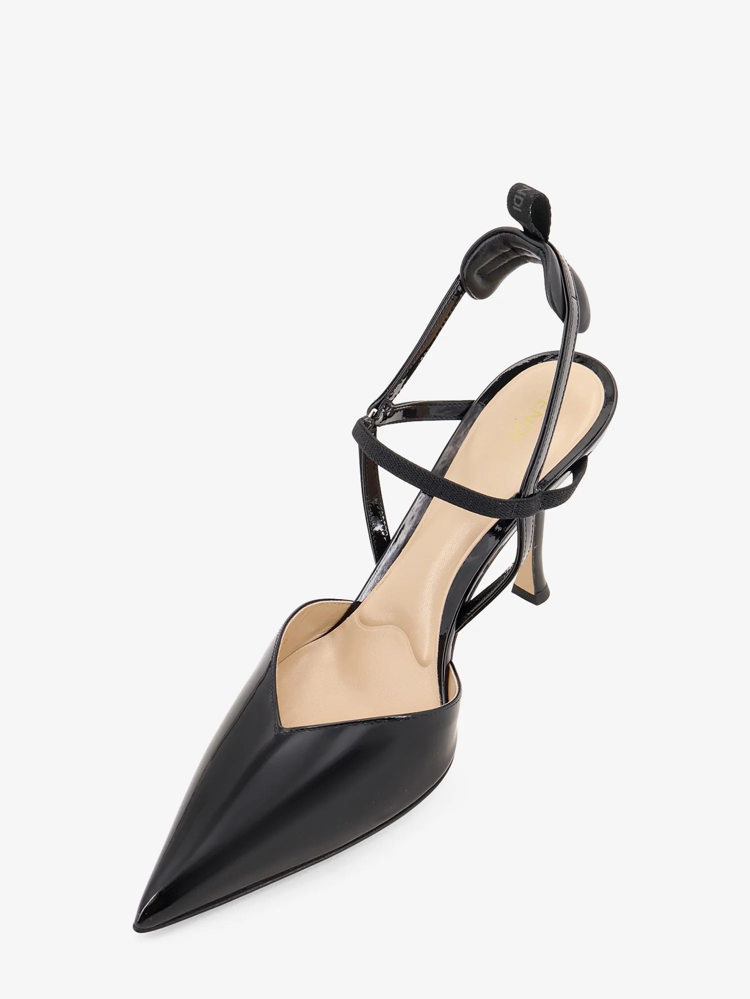 Very Colibrì patent leather slingback