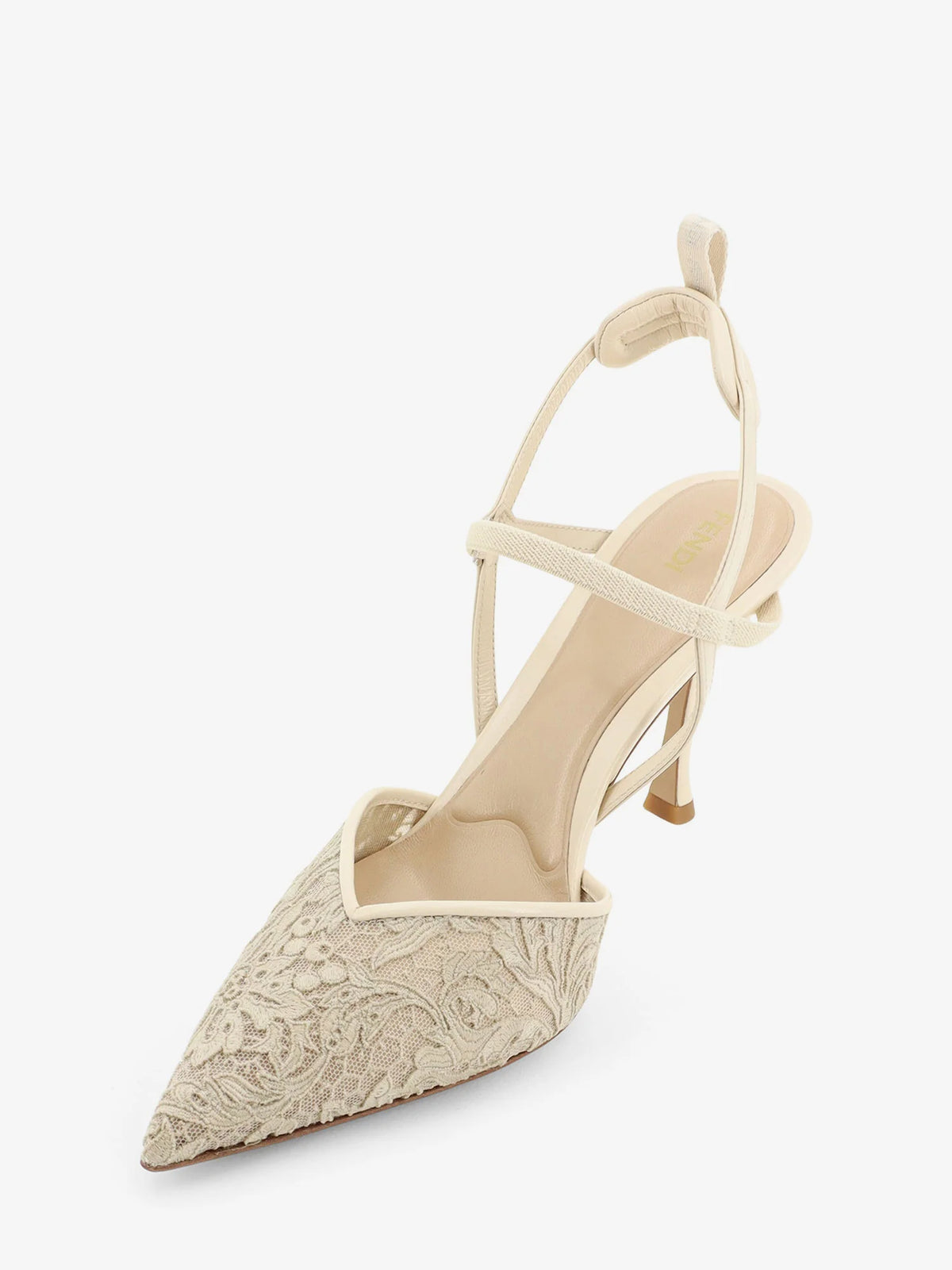 Very Colibrì high-heel pumps in back tulle