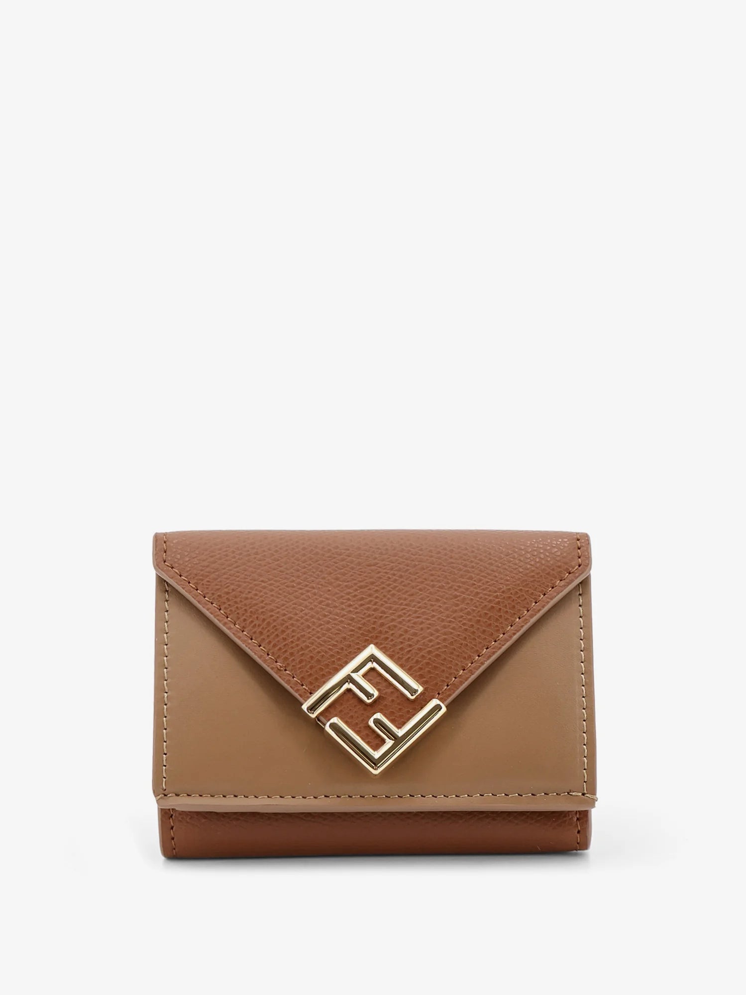 FF Diamonds Micro Trifold Leather Wallet