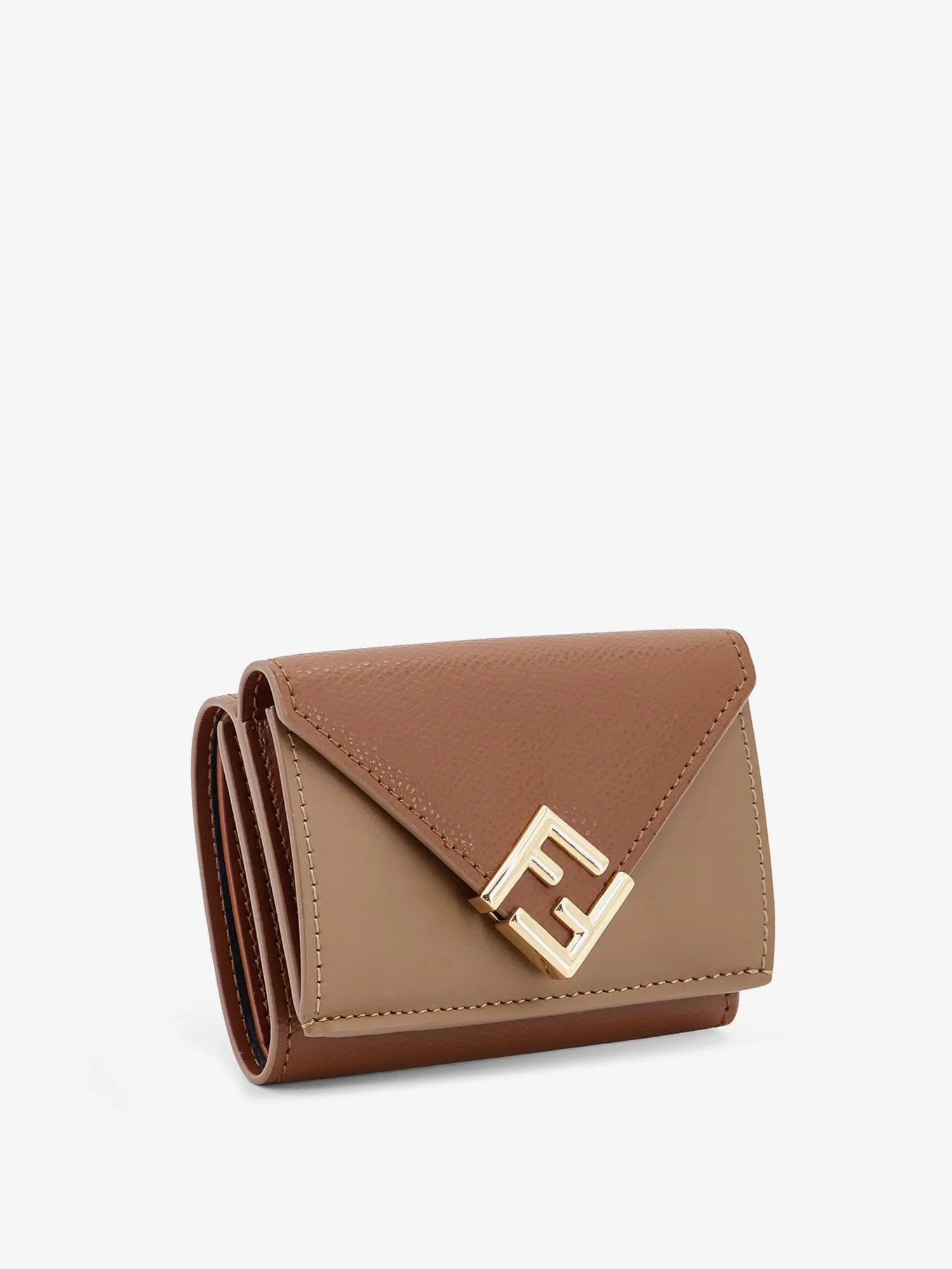 FF Diamonds Micro Trifold Leather Wallet