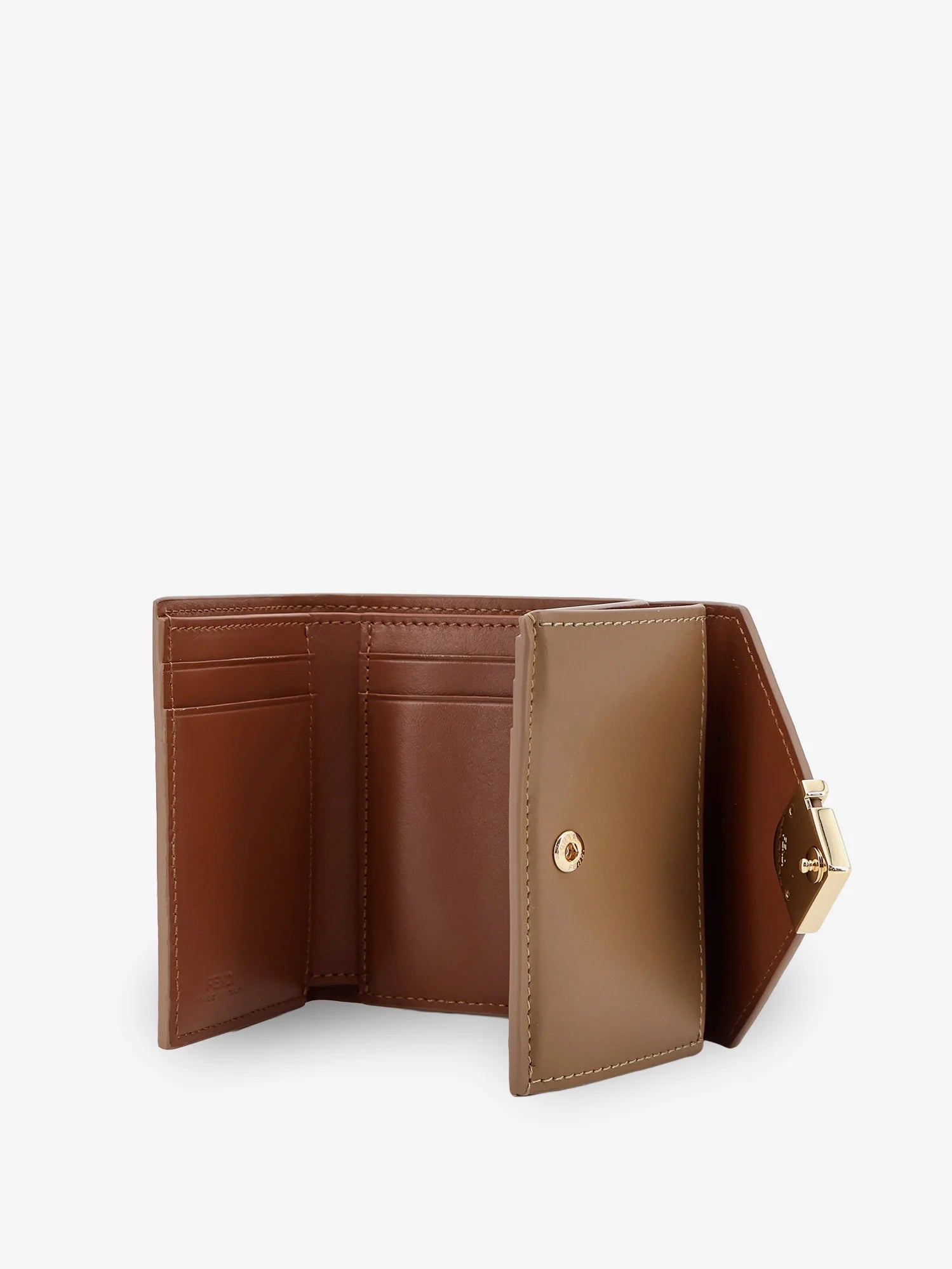 FF Diamonds Micro Trifold Leather Wallet
