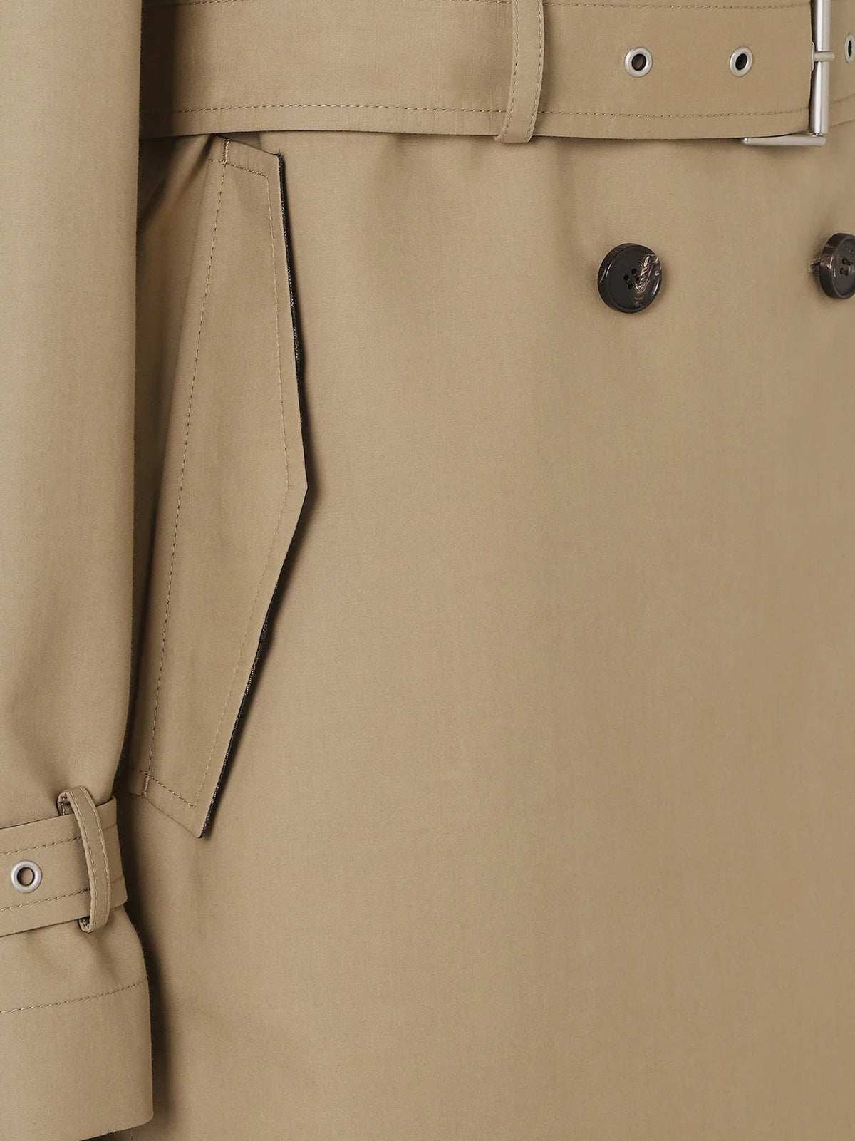 Midi Trench coat in Mackintosh fabric