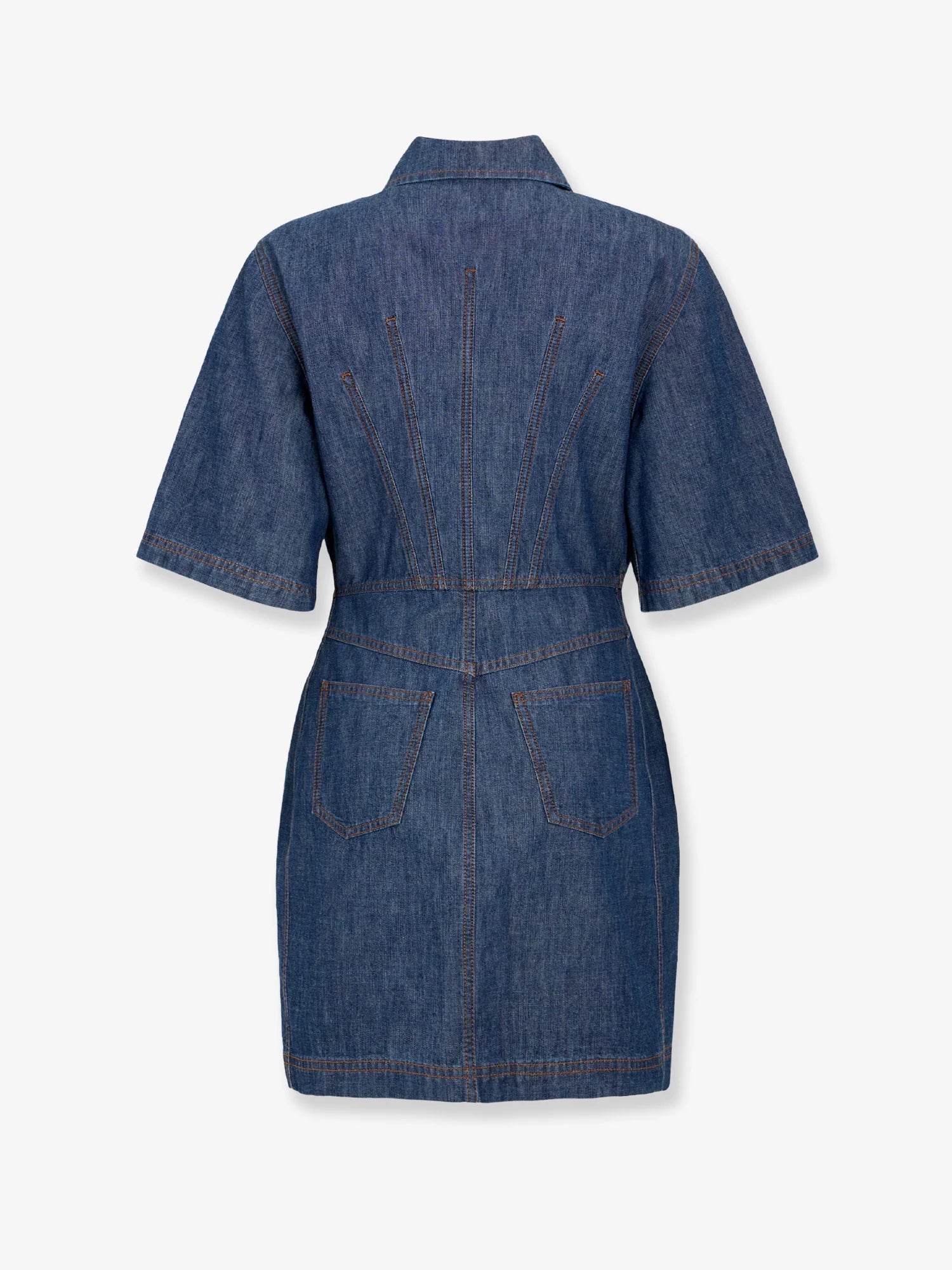 Chambray Denim Chemisier Dress