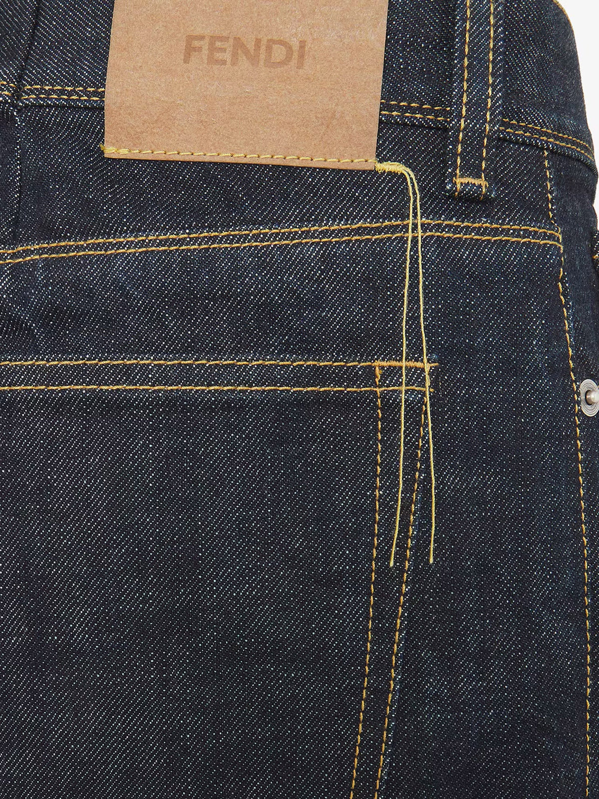 Selvedge Slim five pockets jeans