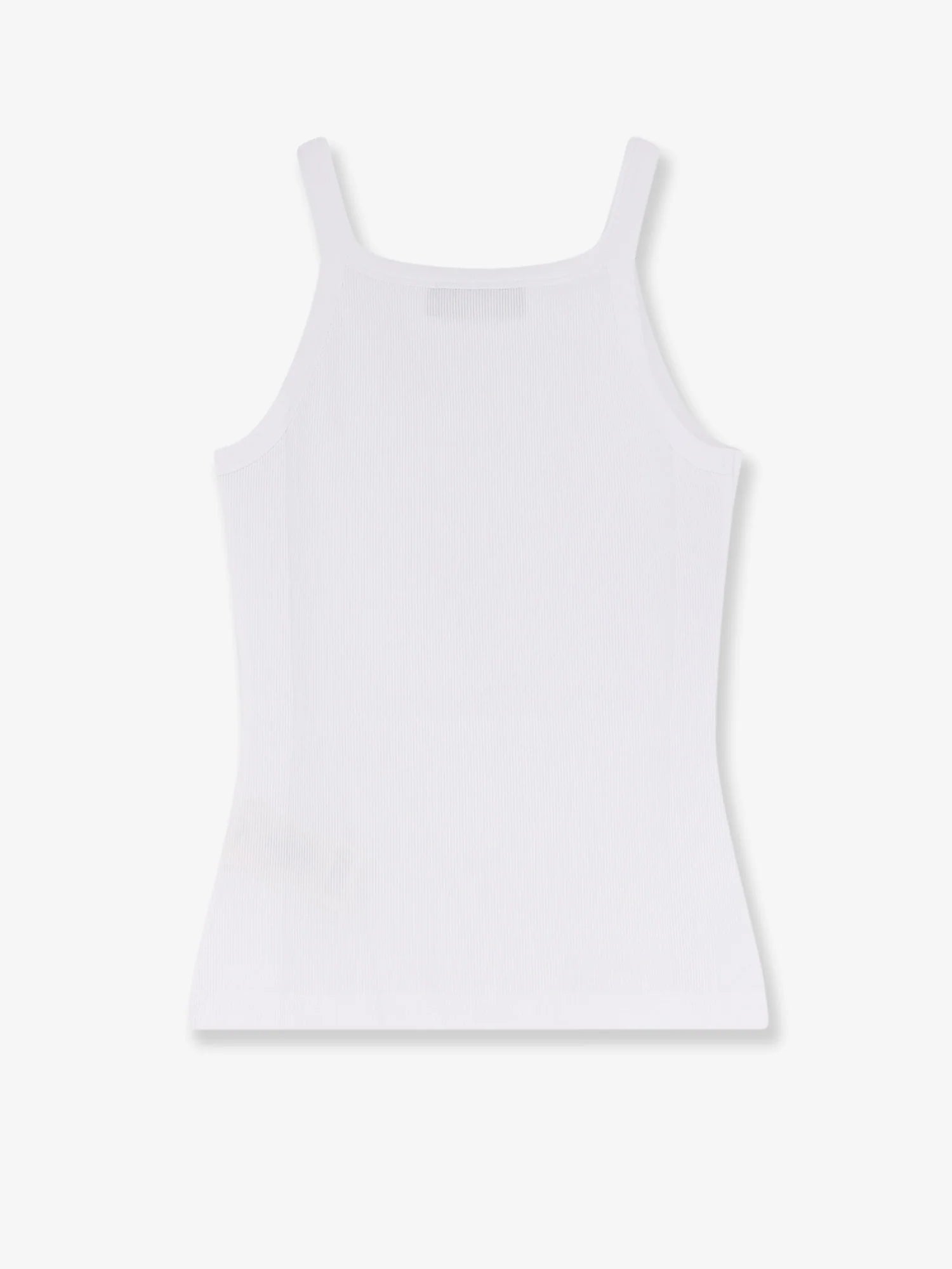 Ribbed cotton tank top