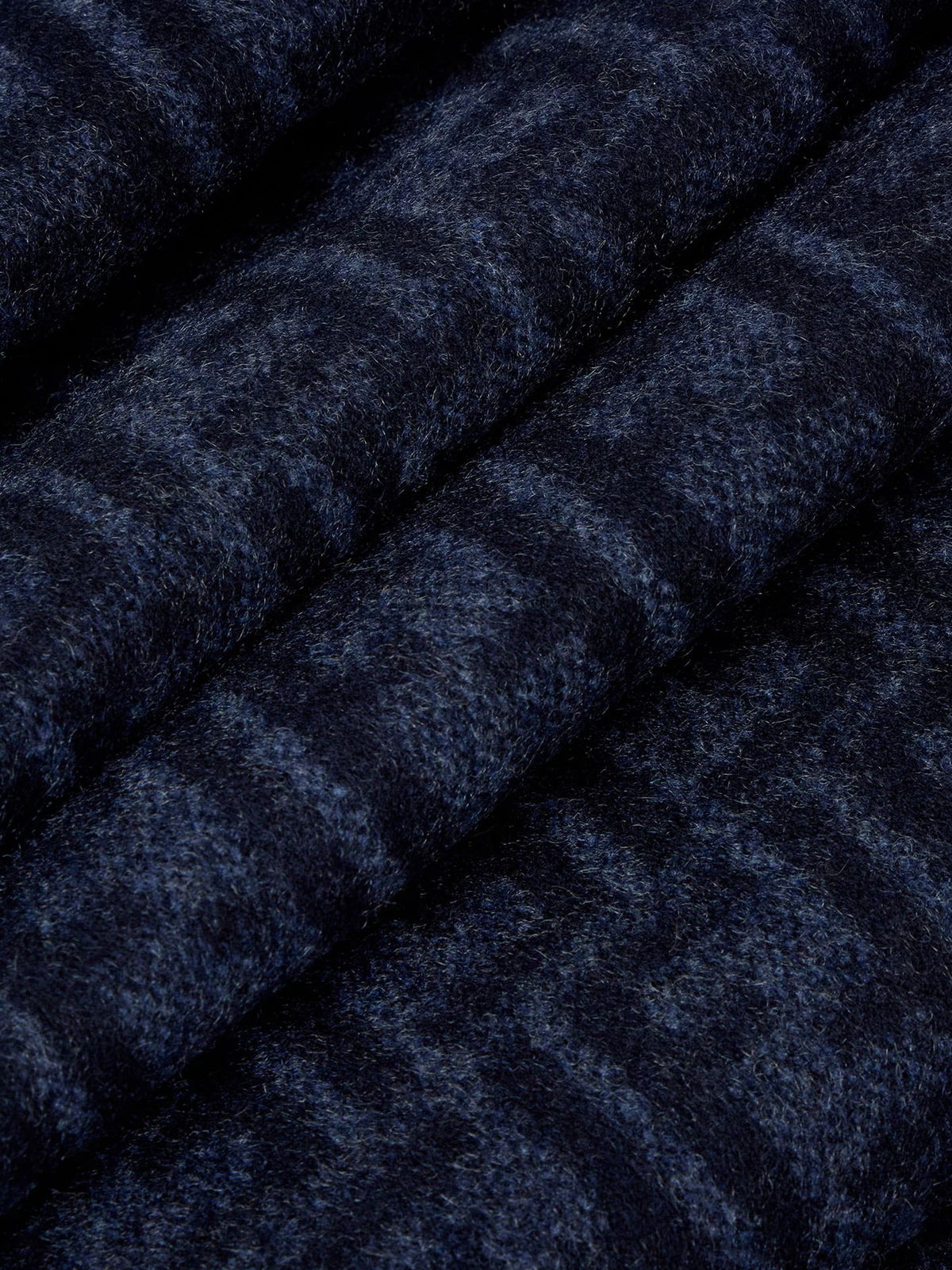 Black FF Zucca Double-faced wool and cashmere scarf