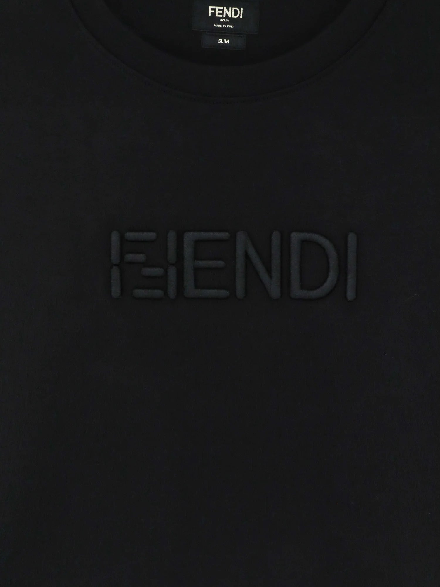 Cotton t-shirt with FF embroidery