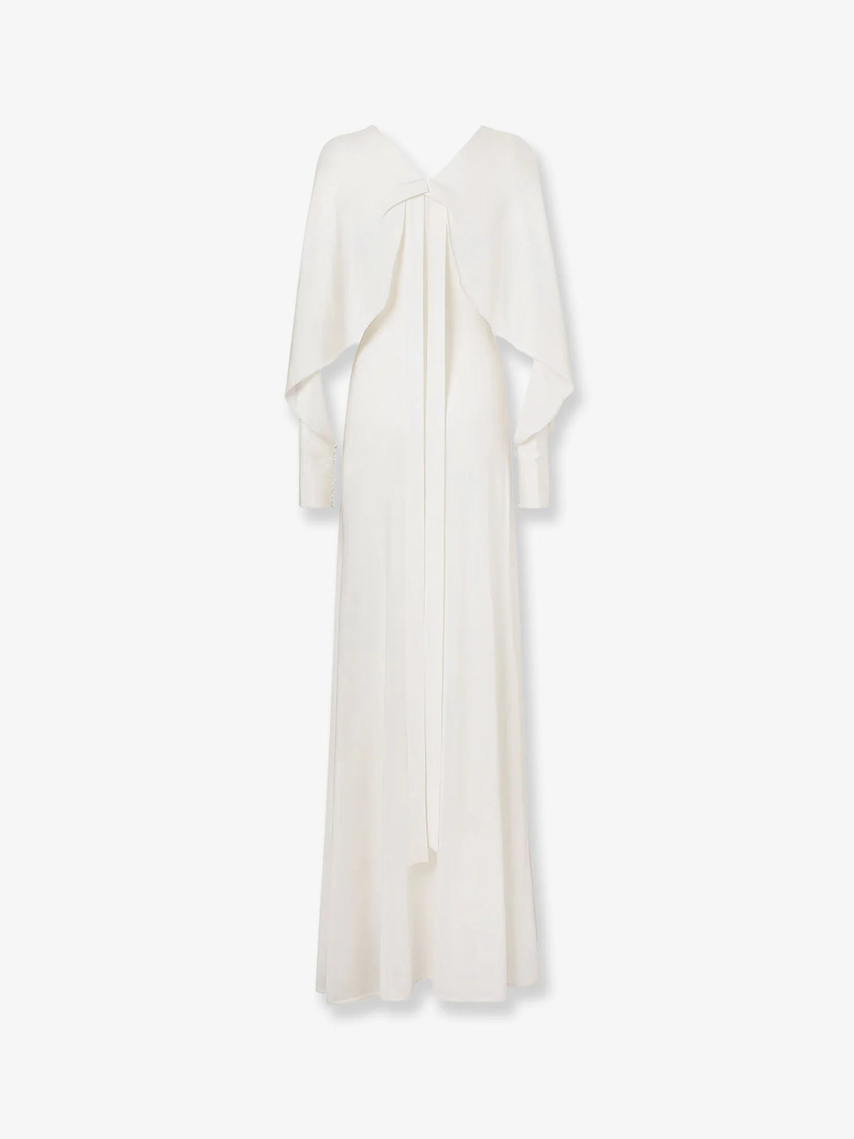 Silk yarn long dress