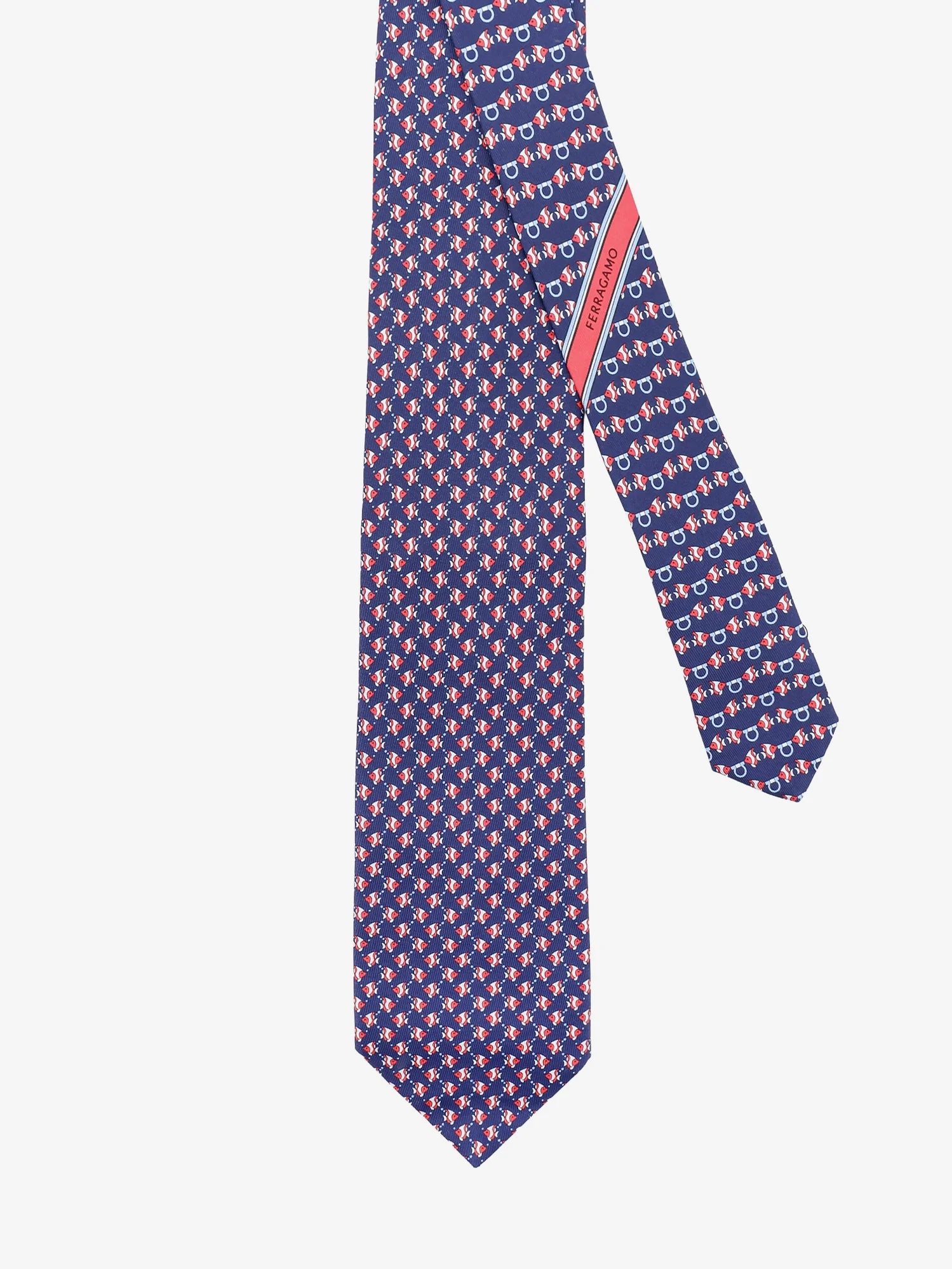 Cyrus silk tie with Shark print