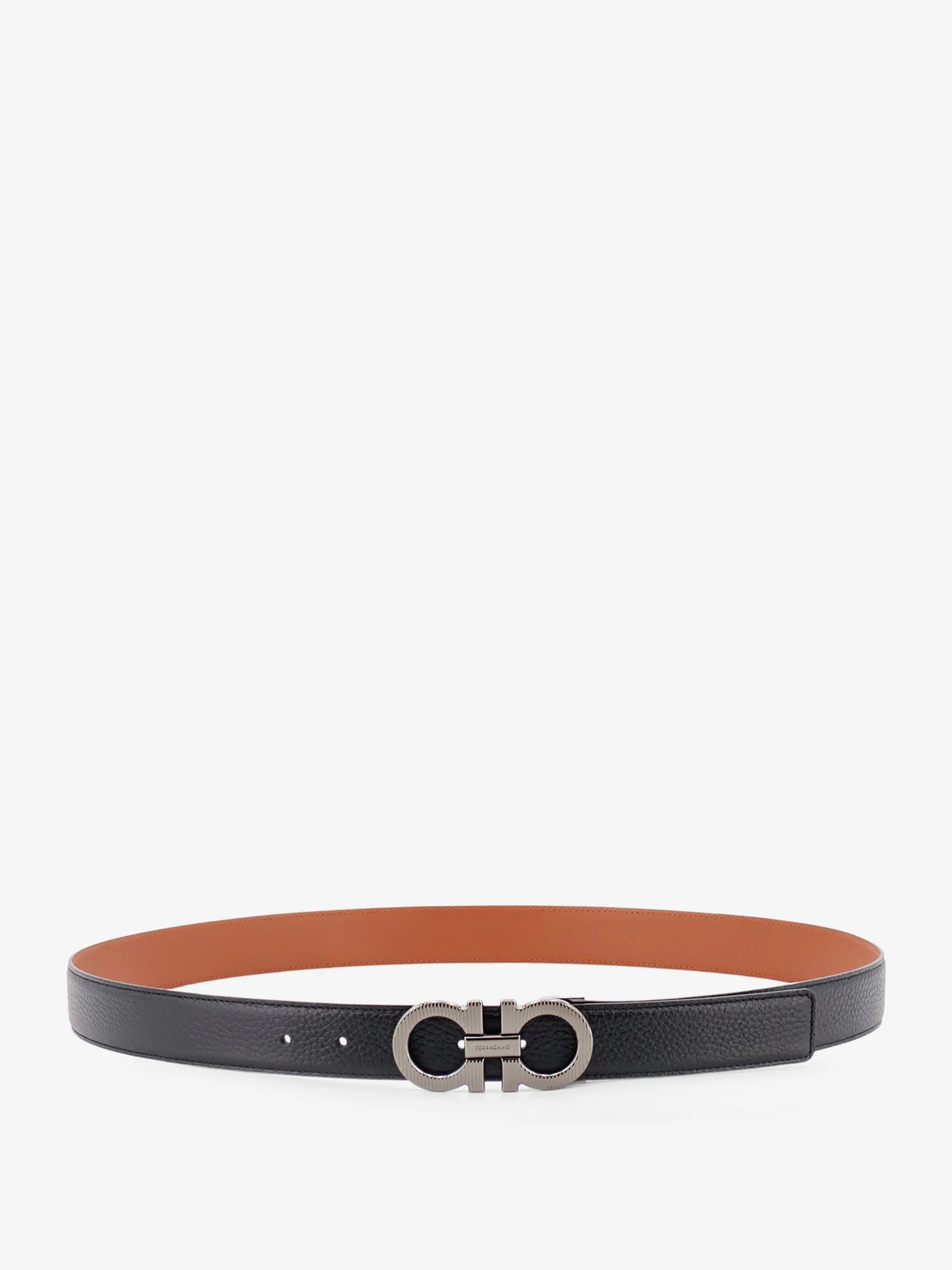 Reversible leather belt