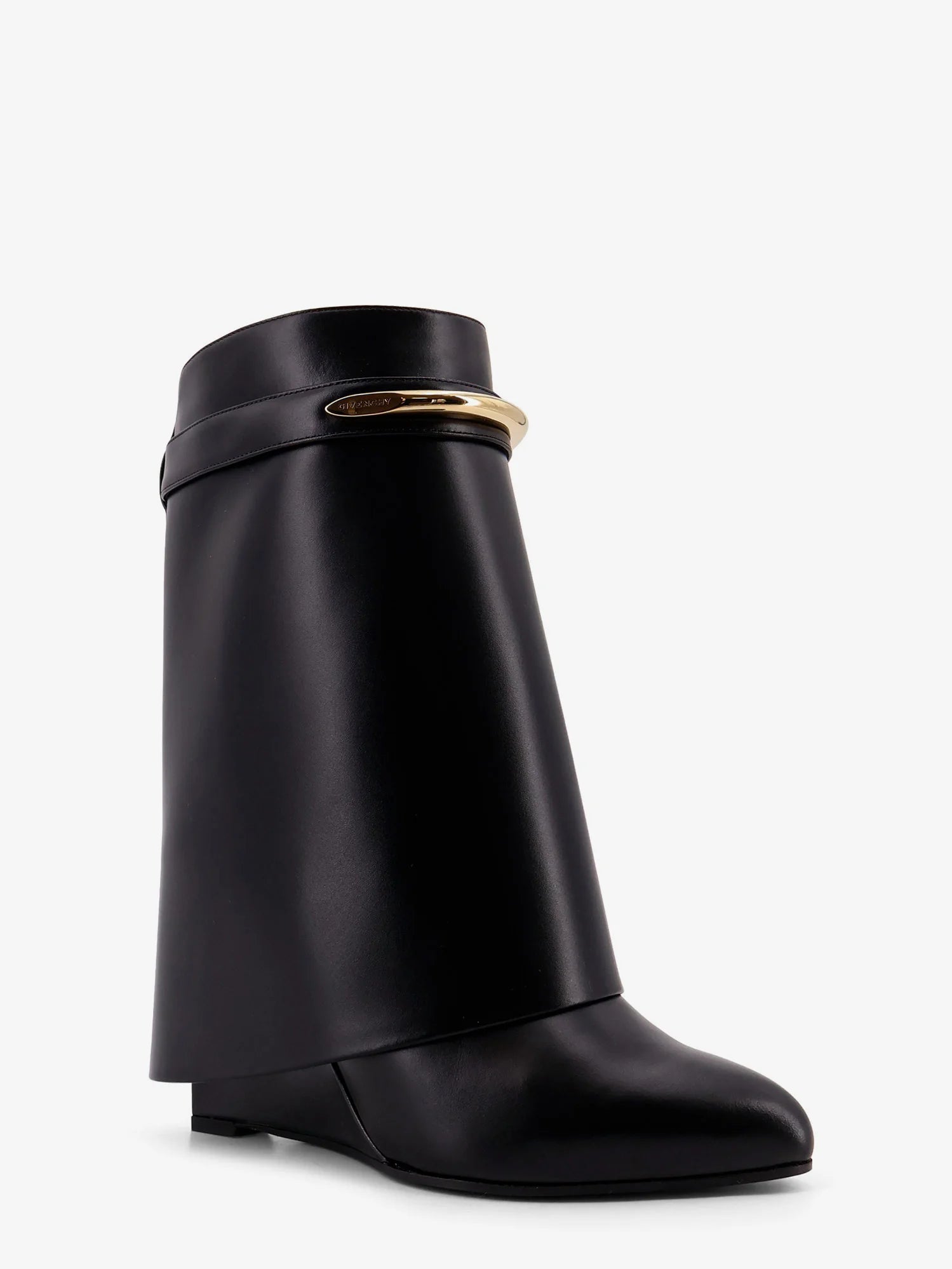 Shark leather boots