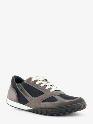 Glide nylon and suede sneakers