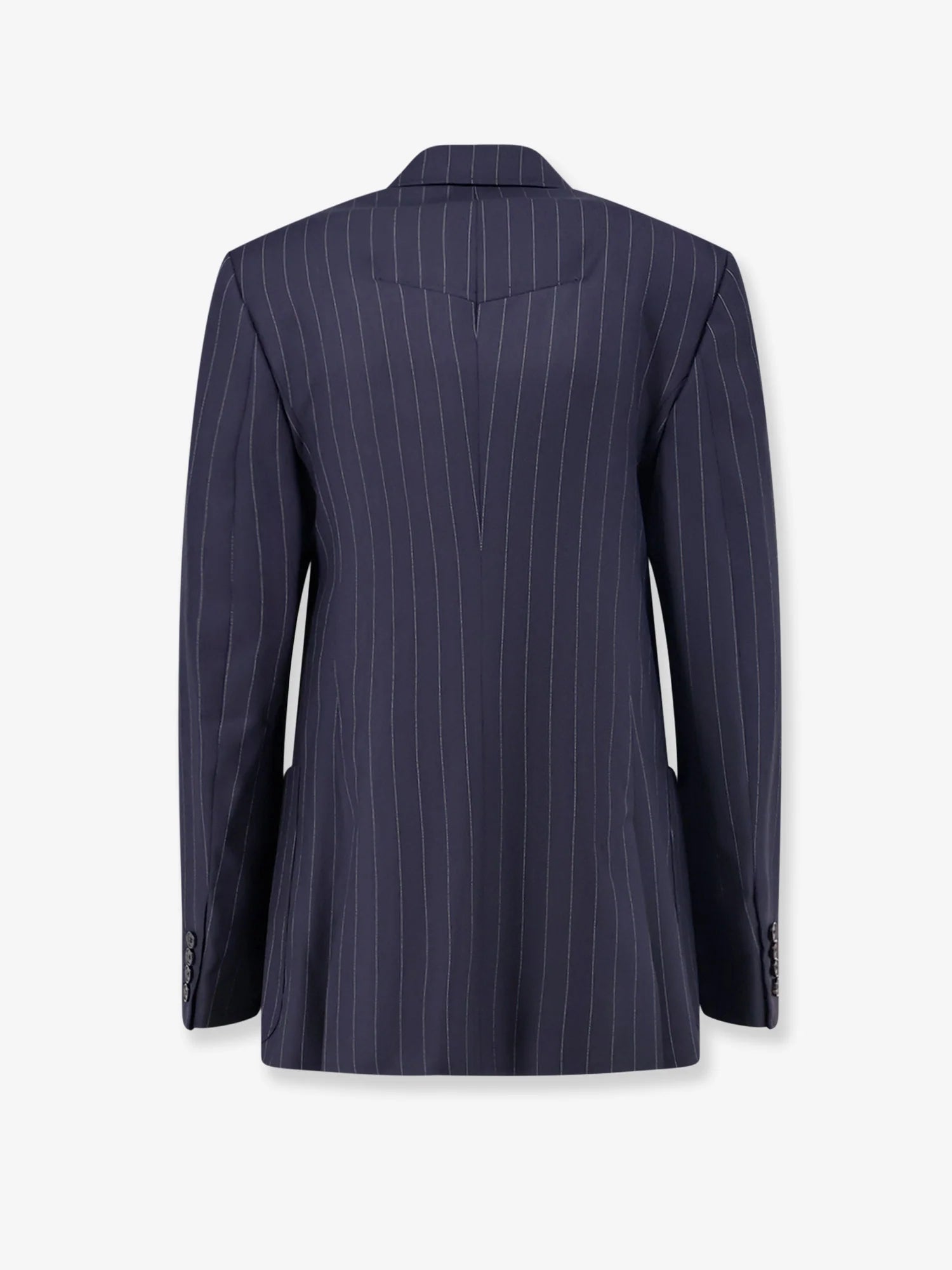 Double-breasted wool blazer