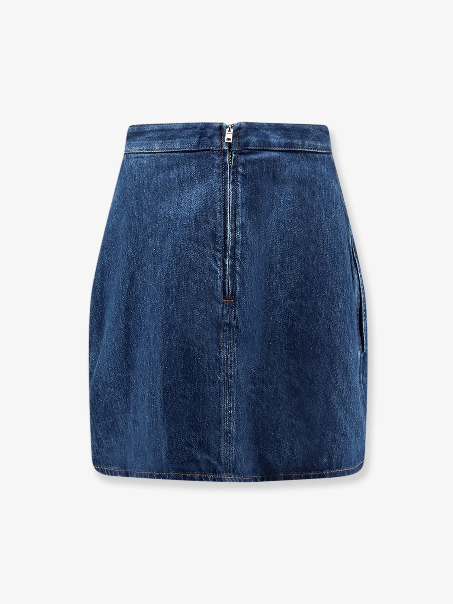 Cocoon denim blue mini skirt