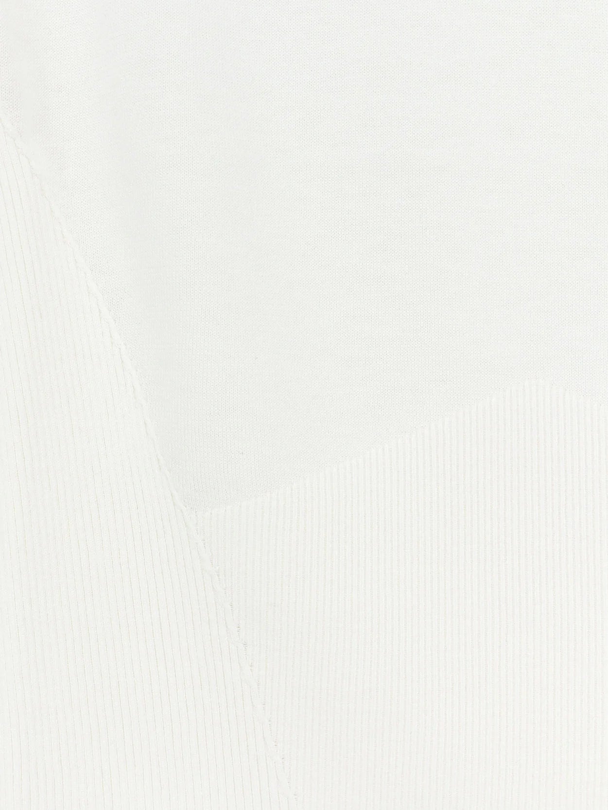 Cropped cotton and silk polo shirt