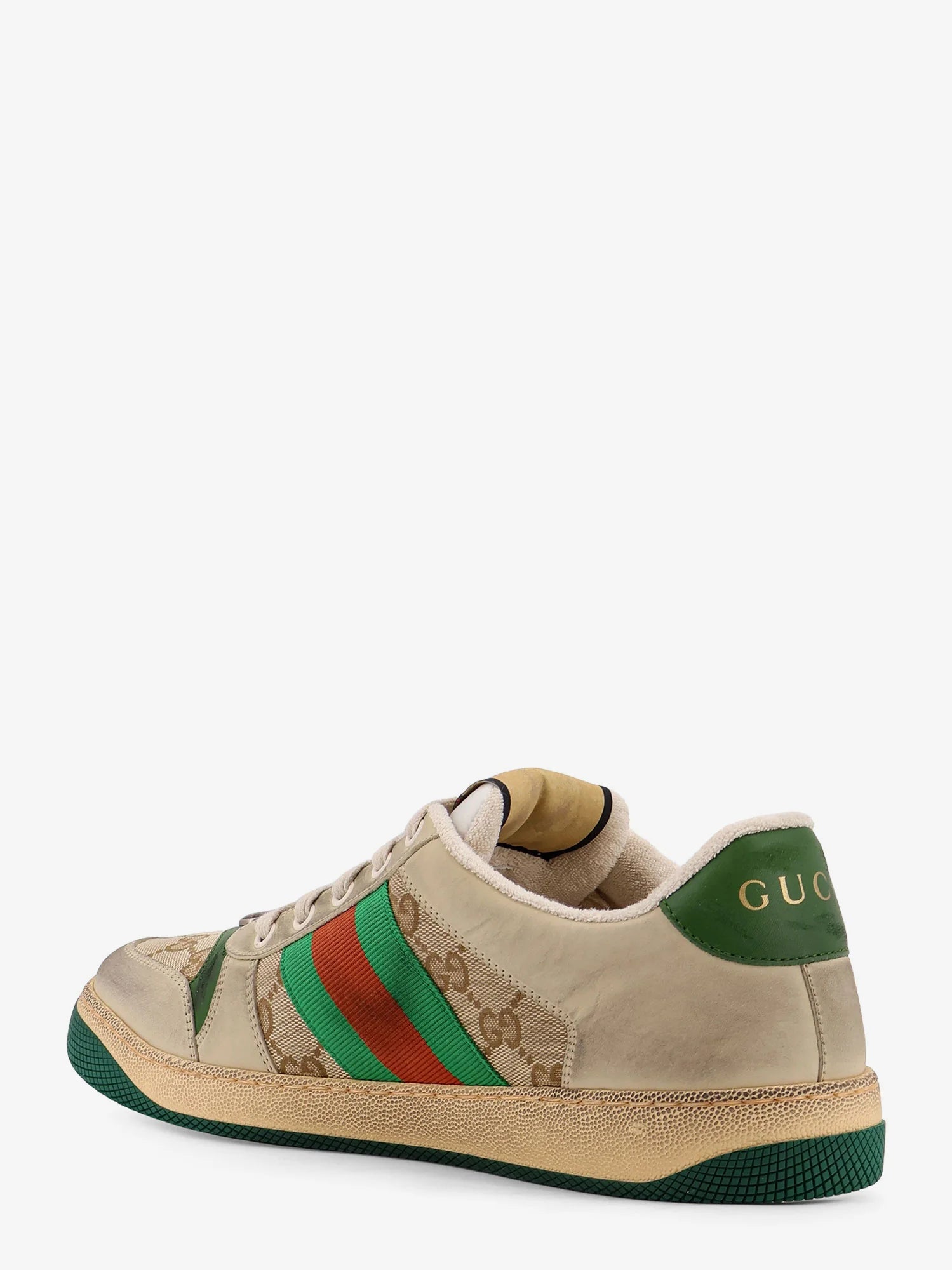 Screener GG low-top vintage leather sneakers