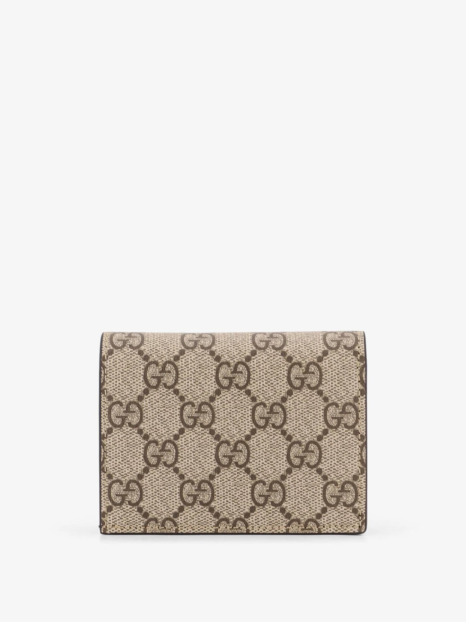 Mini leather wallet and GG Supreme fabric