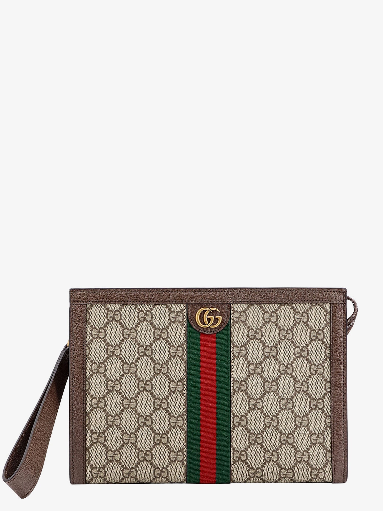 Ophidia GG fabric clutch bag