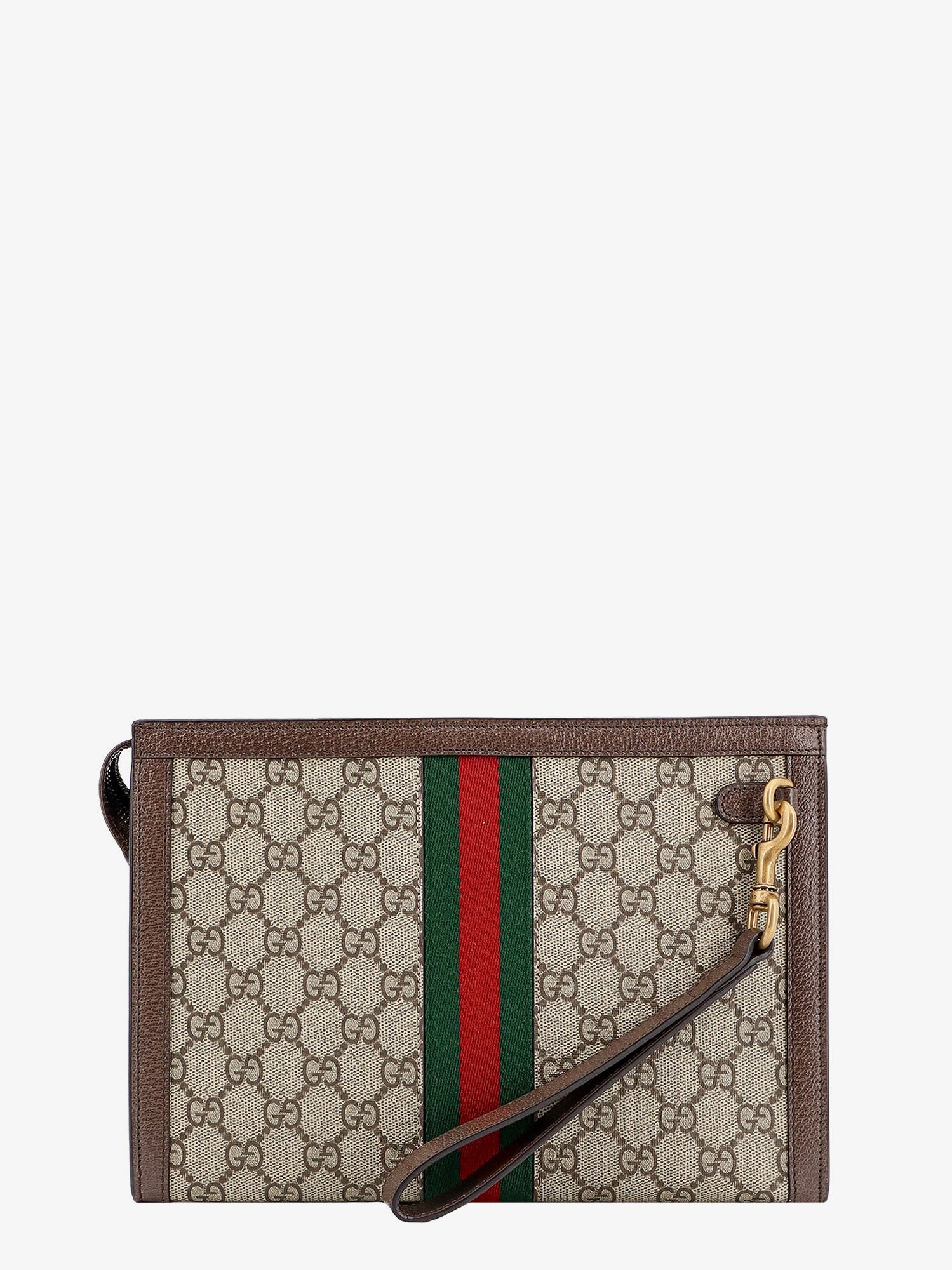 Ophidia GG fabric clutch bag