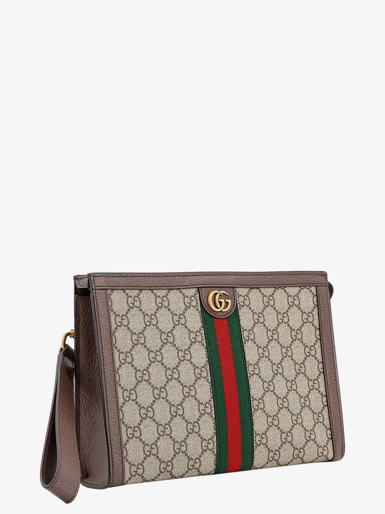 Ophidia GG fabric clutch bag